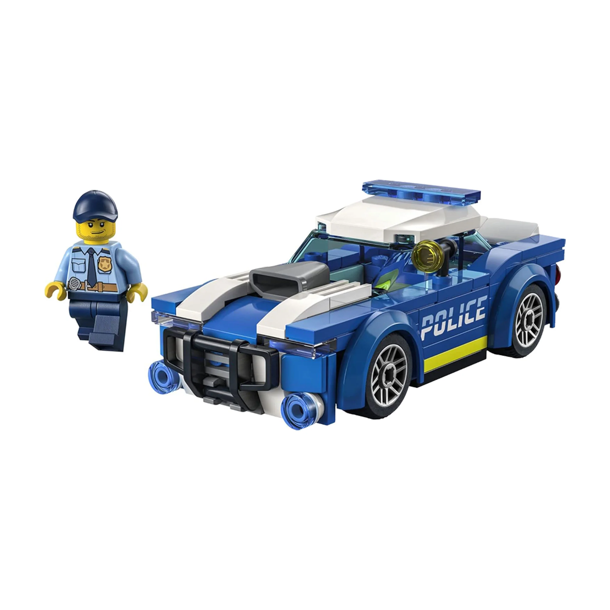 LEGO City Police Car and  Motorcycle Chase Building Toy with with Officers and Crook Minifigures, Gift Idea - Image 4