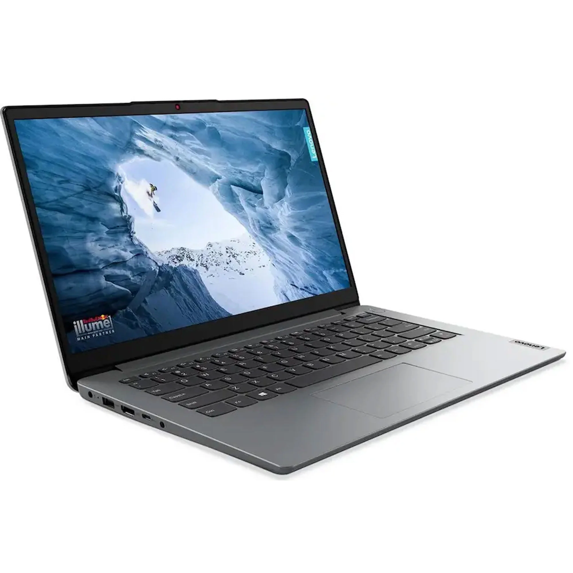 Lenovo Ideapad 1 14" Laptop - Intel Celeron N4500, 4GB Memory, 128GB eMMC (Cloud Gray) - Image 2