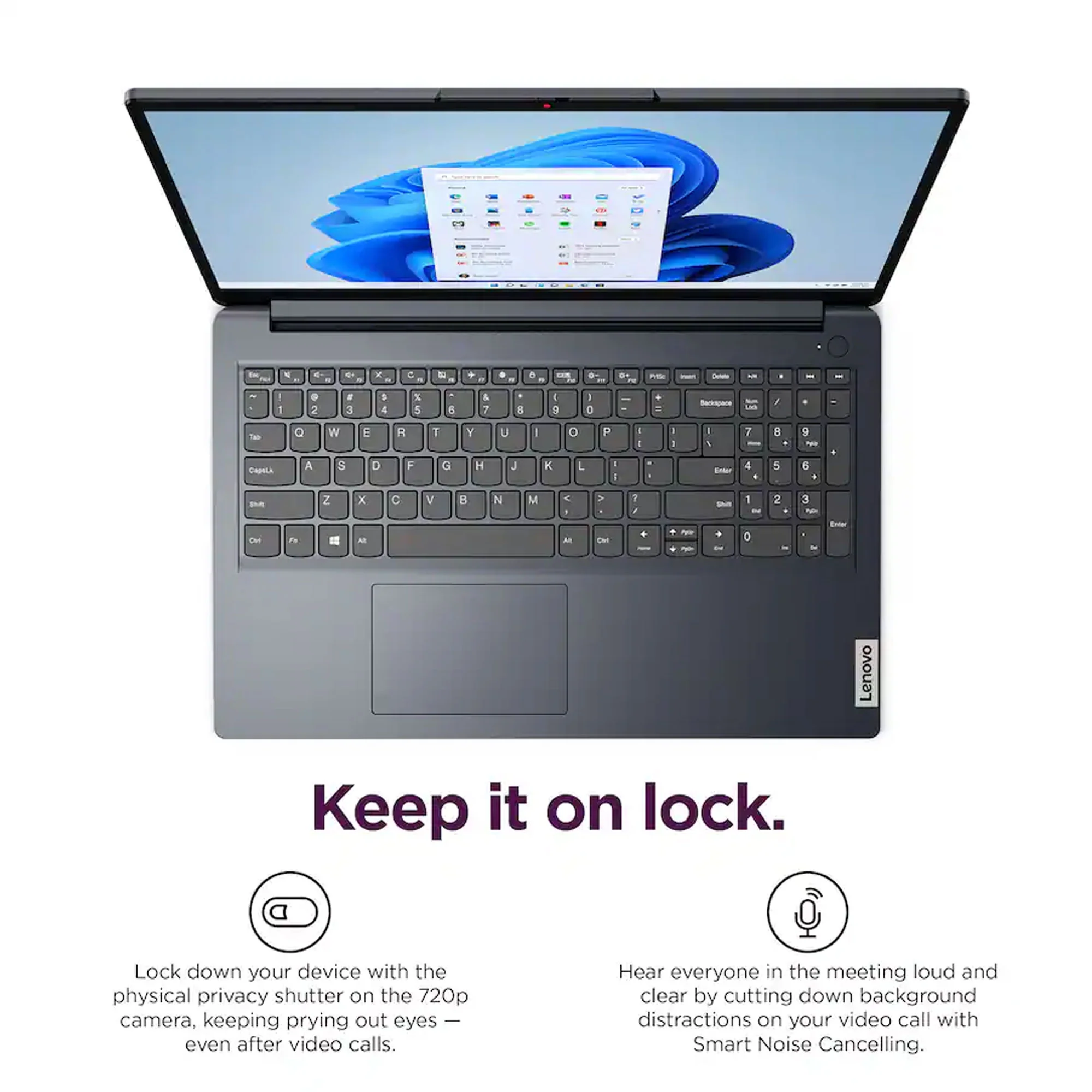 Lenovo Ideapad 1i 15.6" Full HD Touchscreen Laptop Intel Core i5-1334U - 16GB Memory, 512GB SSD (Abyss Blue) with Splash Proof Laptop Bag and Cables - Image 4