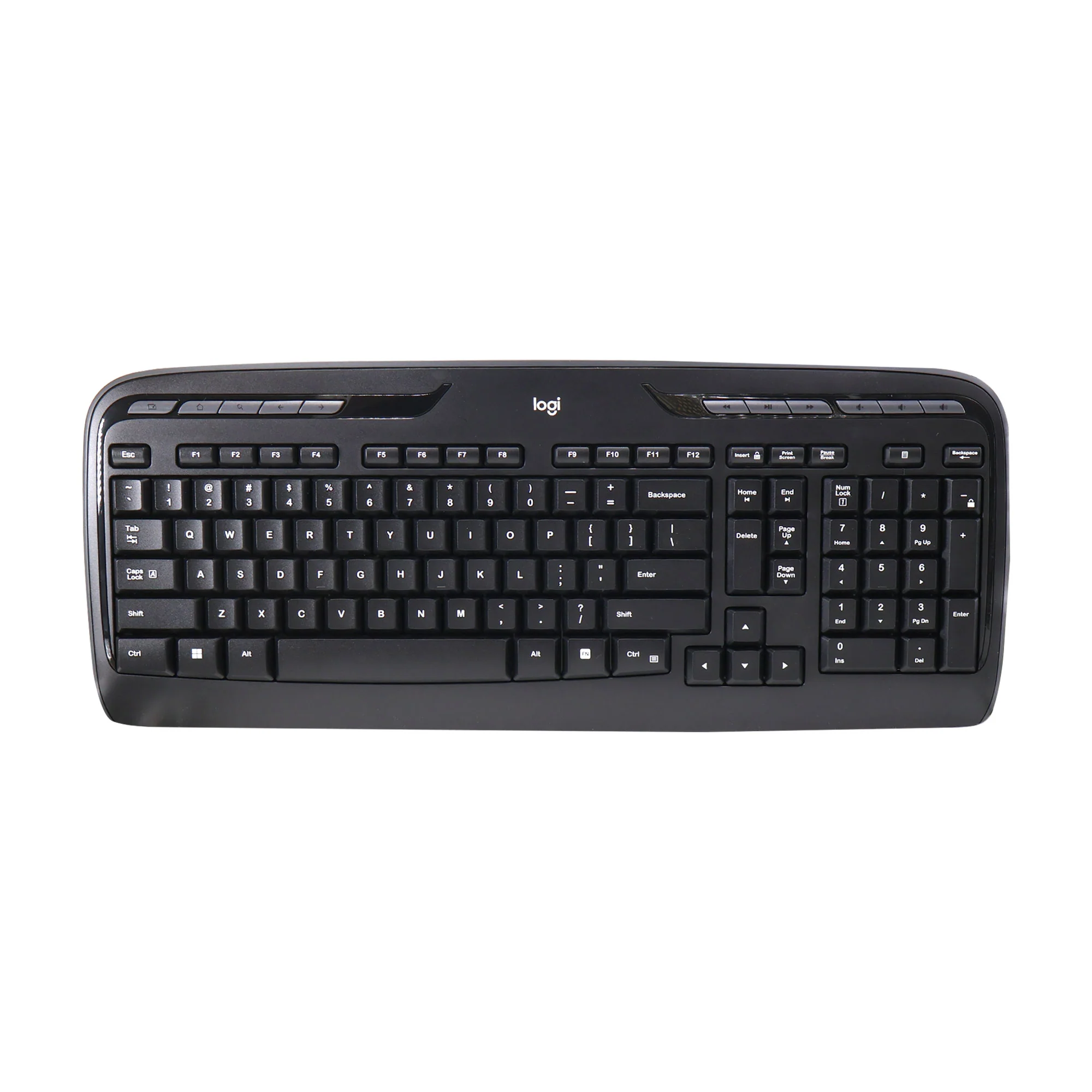 Logitech MK320 Full-size Wireless Membrane Keyboard and Mouse Bundle for PC - Black - Image 2