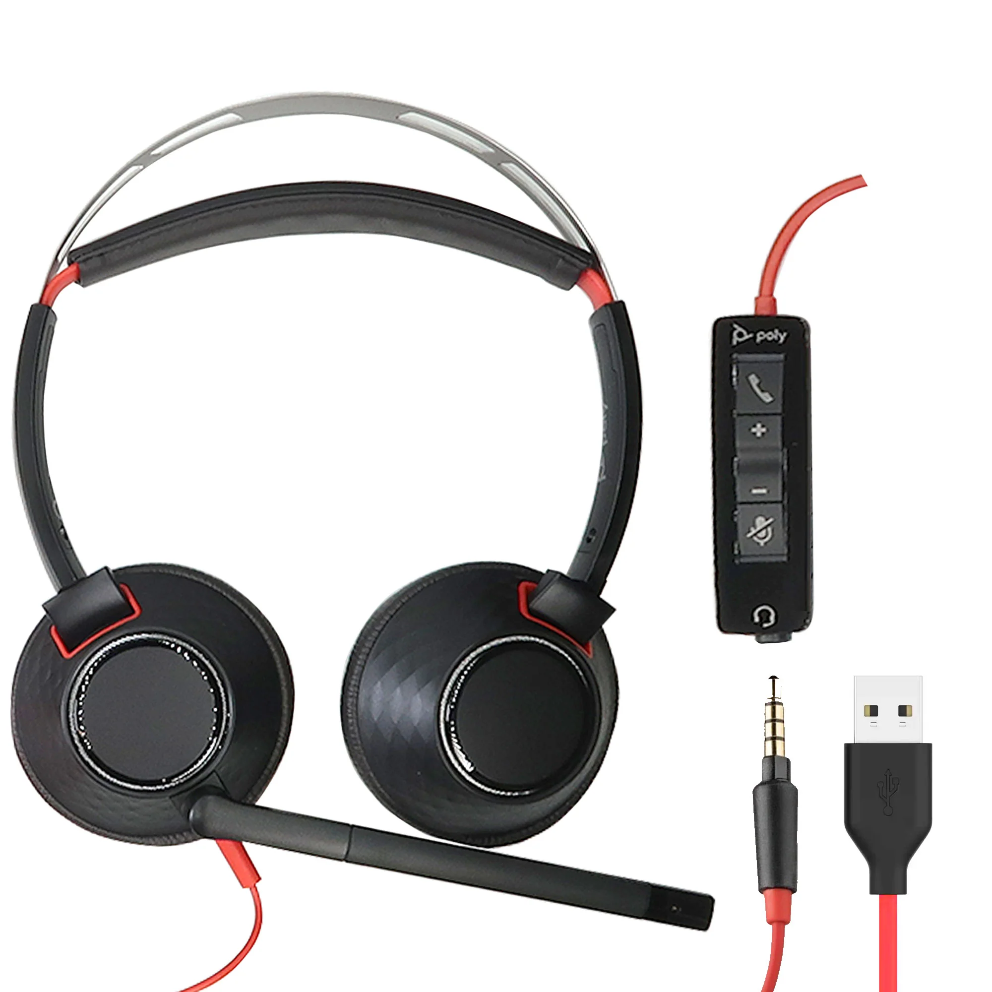 Microsoft Surface Pro X Business Keyboard QJX-00001 (Black) with Poly Blackwire 5220 Stereo Wired Headset - Image 5