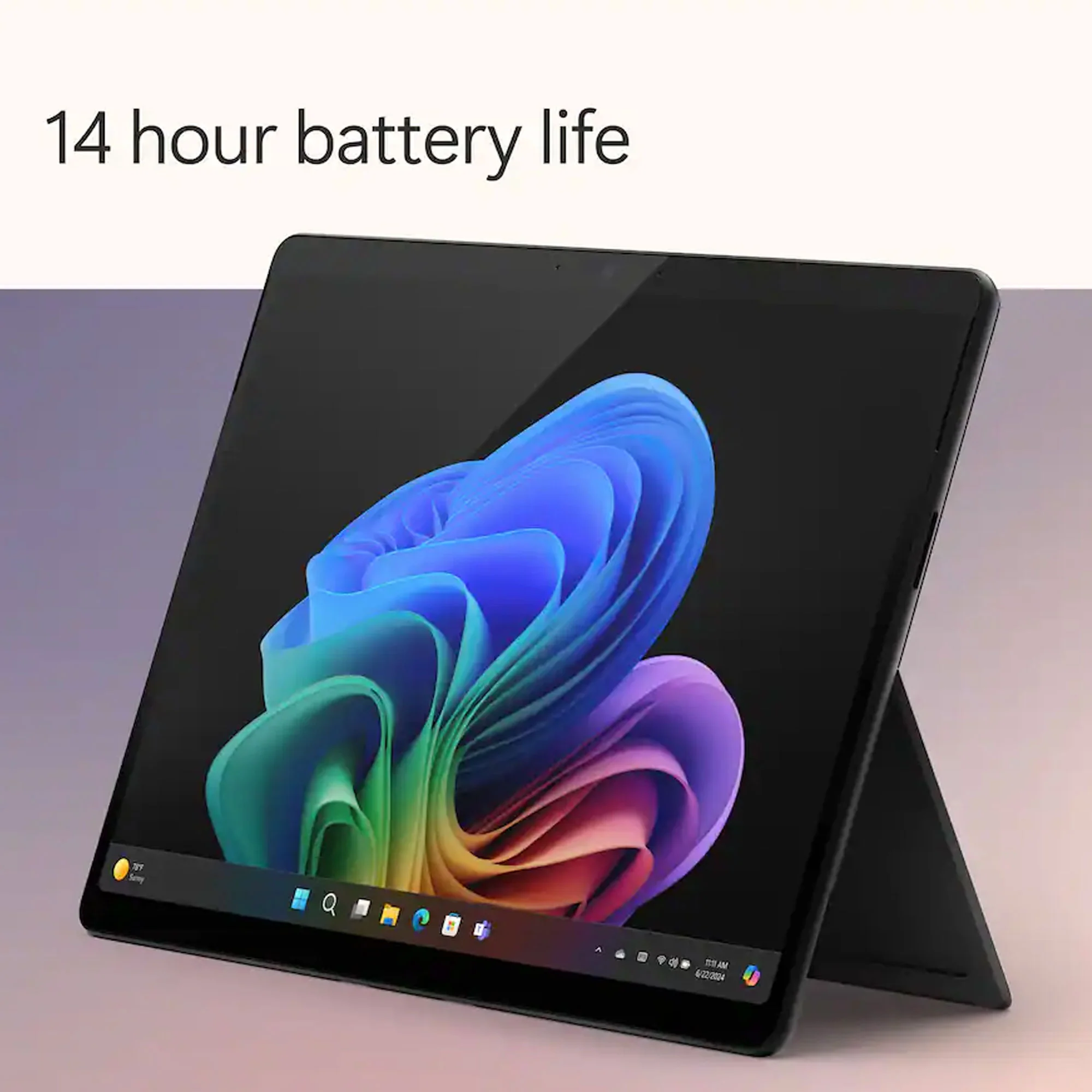 Microsoft Surface Pro Copilot+ PC 13” Tablet + Keyboard - Snapdragon X Plus 10 Core - 16GB RAM, 512GB SSD (Black) - Image 11