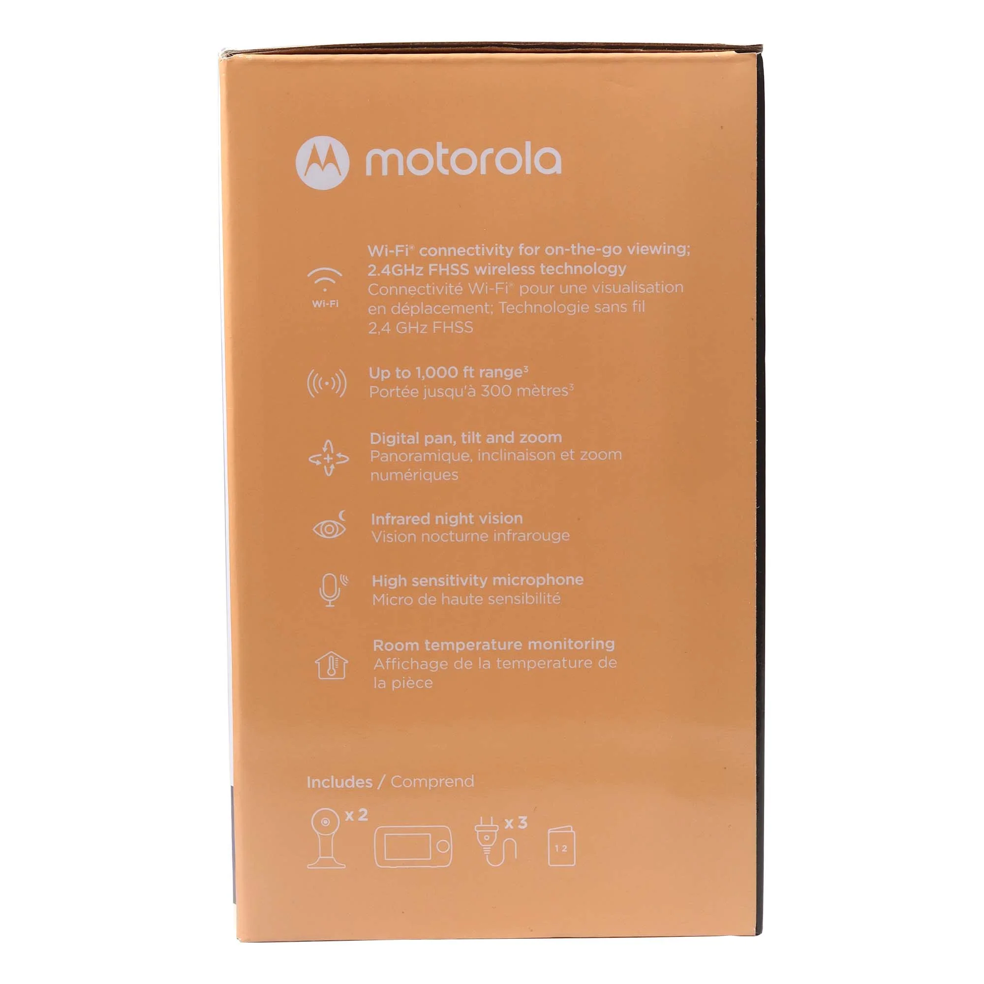 Motorola Full HD Wi-Fi Video Baby Monitor with 2 Cameras, 5" Screen 1000ft Long Range Remote, Connects to Smart Phone App - VM65-2 CONNECT - Image 9