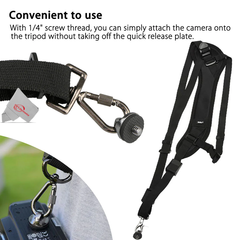Nikon 10x50 Action Extreme ATB Binoculars with Sling Backpack and SLING1 Padded Neoprene Sling Hands Free Camera Strap with Threaded Fastener 1/4-20" Thread - Image 9