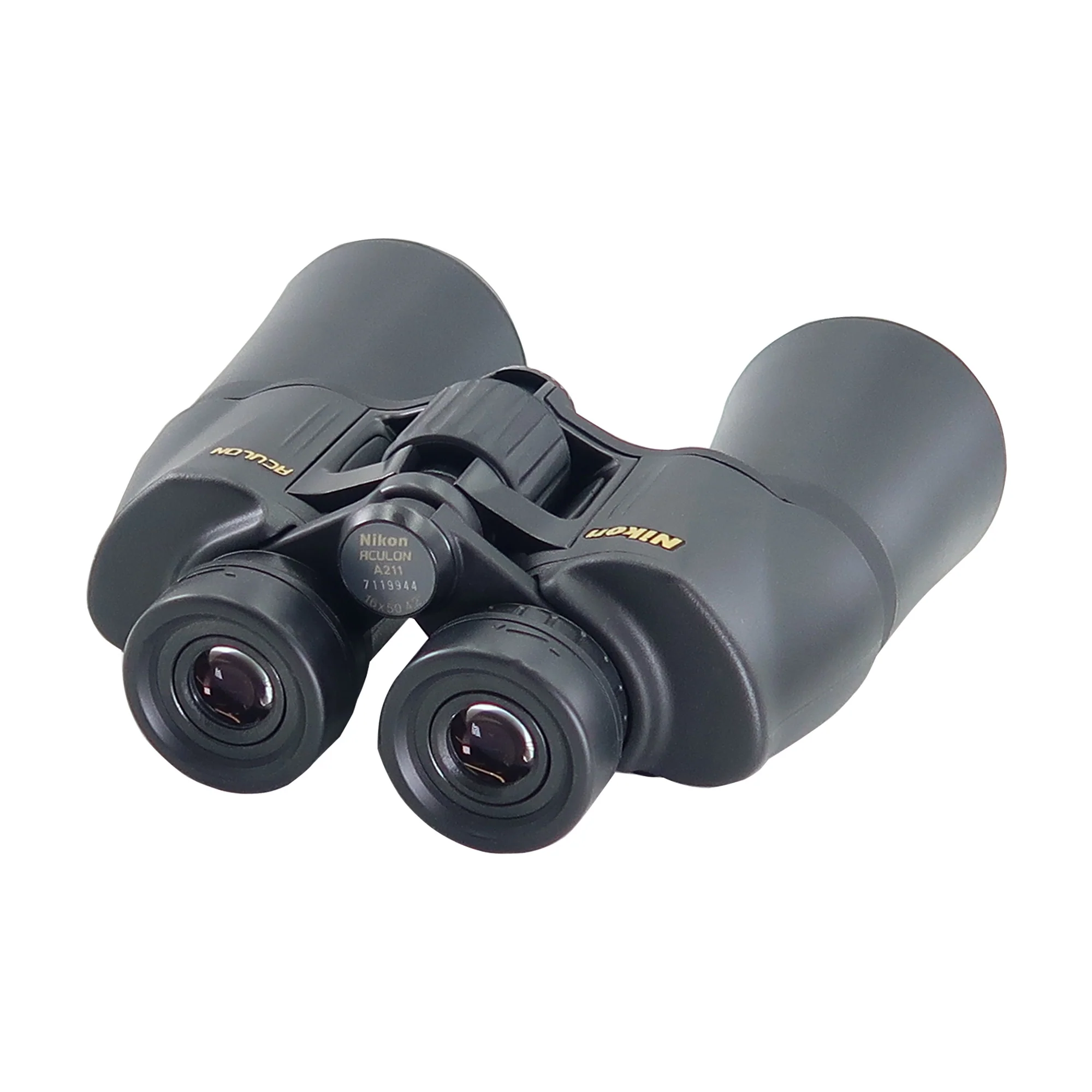 Nikon 16x50 Aculon A211 Binocular (Black) 8250 with 62" Tripod High Quality 8lb Capacity 3-Way Fluid Pan Head Quick Release Bubble Level and Backpack - Image 5