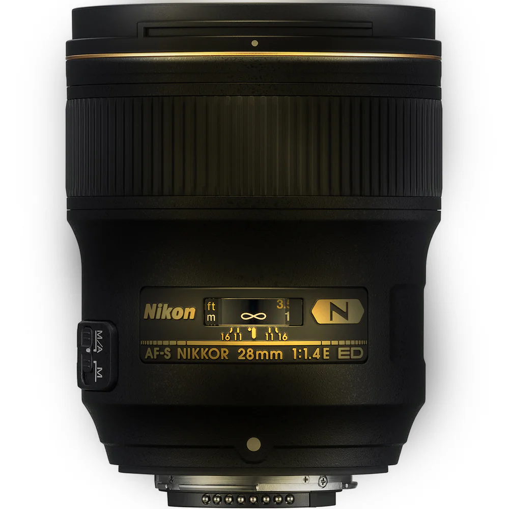 Nikon AF-S NIKKOR 28mm f/1.4E ED f/1.4-16 Fixed Zoom Camera Lens + UV Filter - Image 3