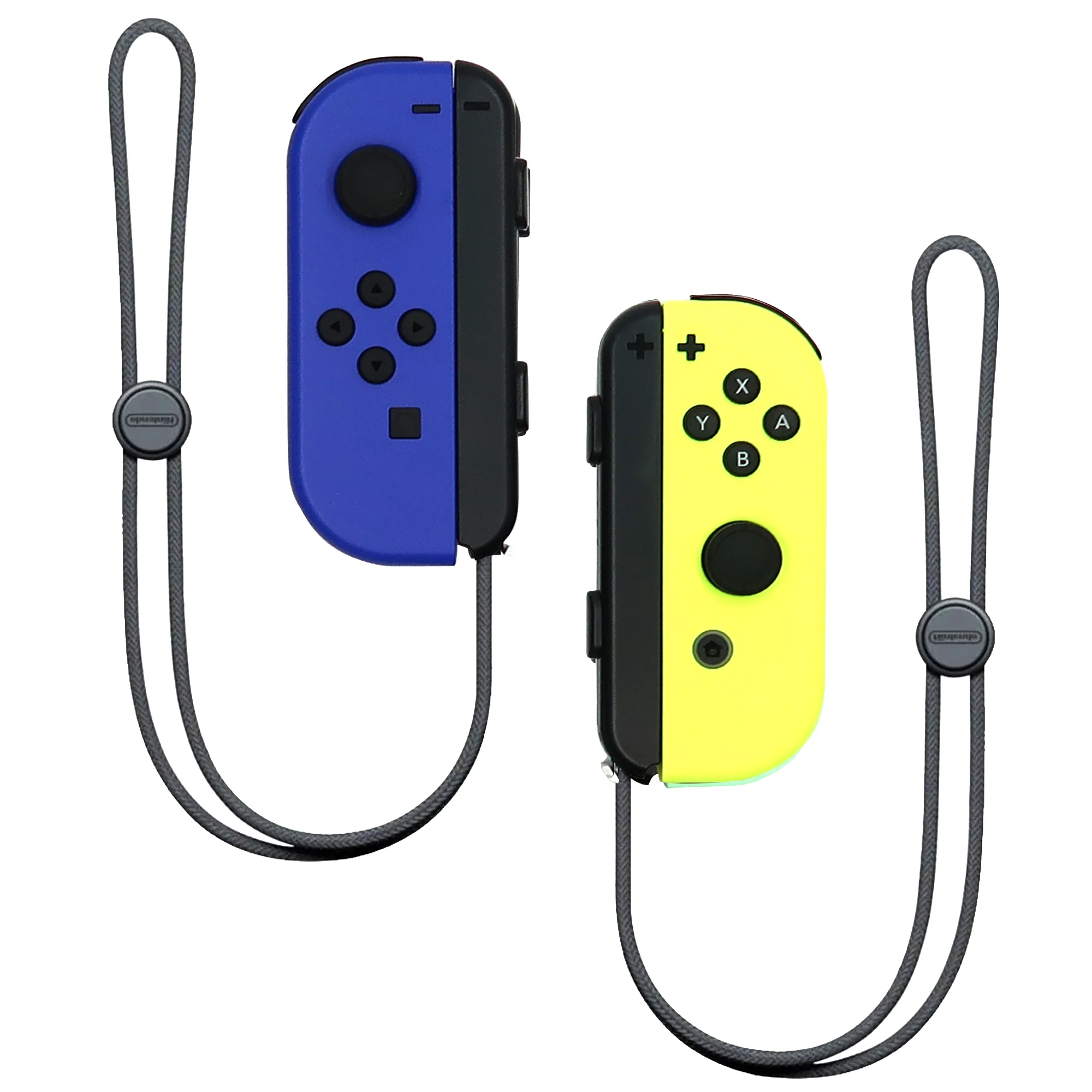 4x Nintendo Switch Joy-Con Controllers (Blue / Neon Yellow) - Image 3