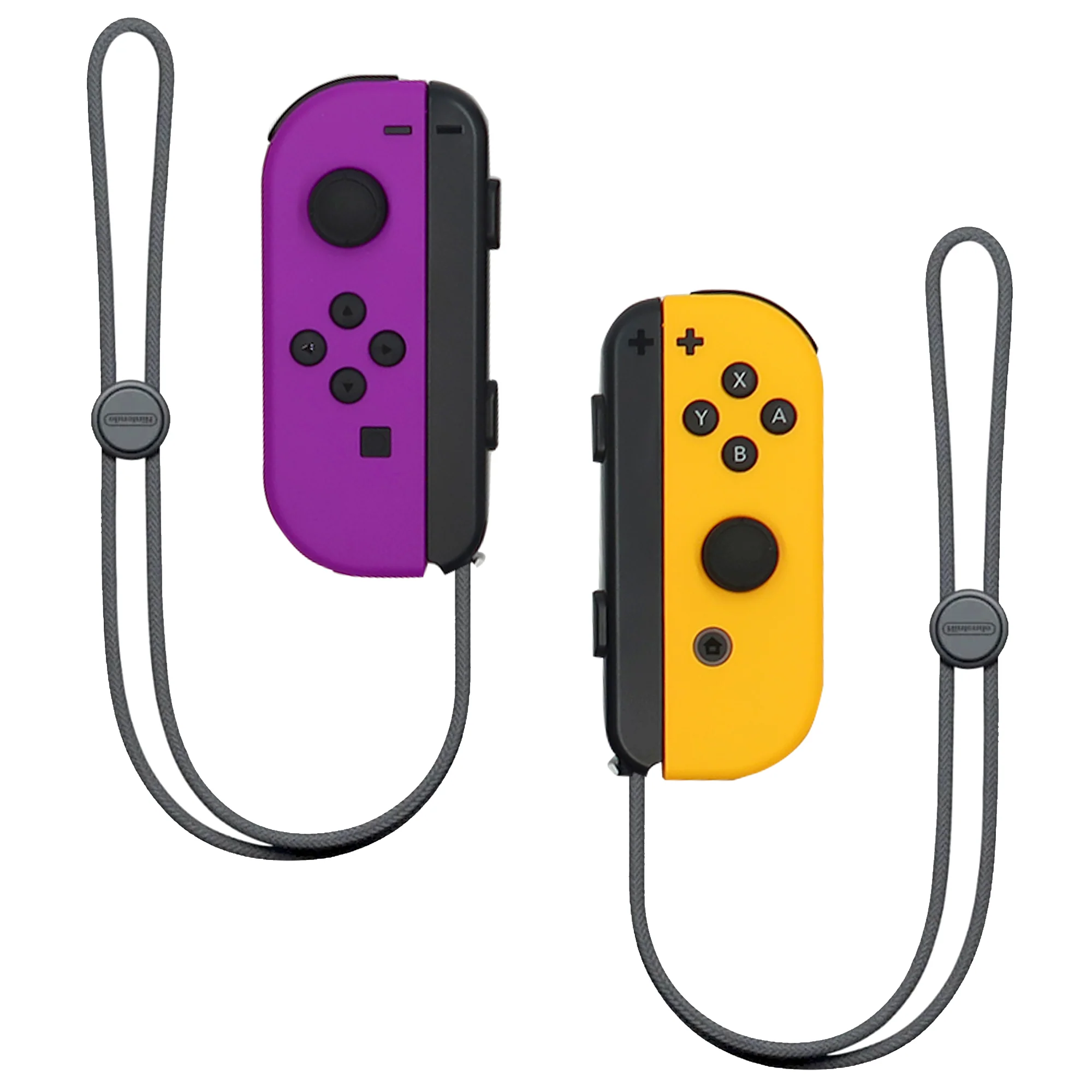 Nintendo Switch Joy-Con Controllers (Neon Purple / Neon Orange) with Neon Red / Neon Blue - Image 3