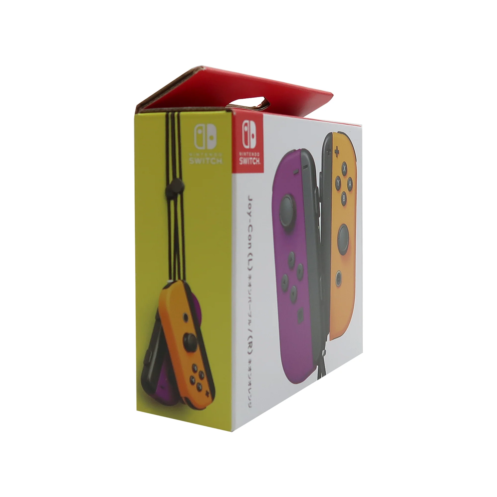 Nintendo Switch Joy-Con Controllers (Neon Purple / Neon Orange) with JLab Play Gaming Wireless Bluetooth Earbuds - Image 6