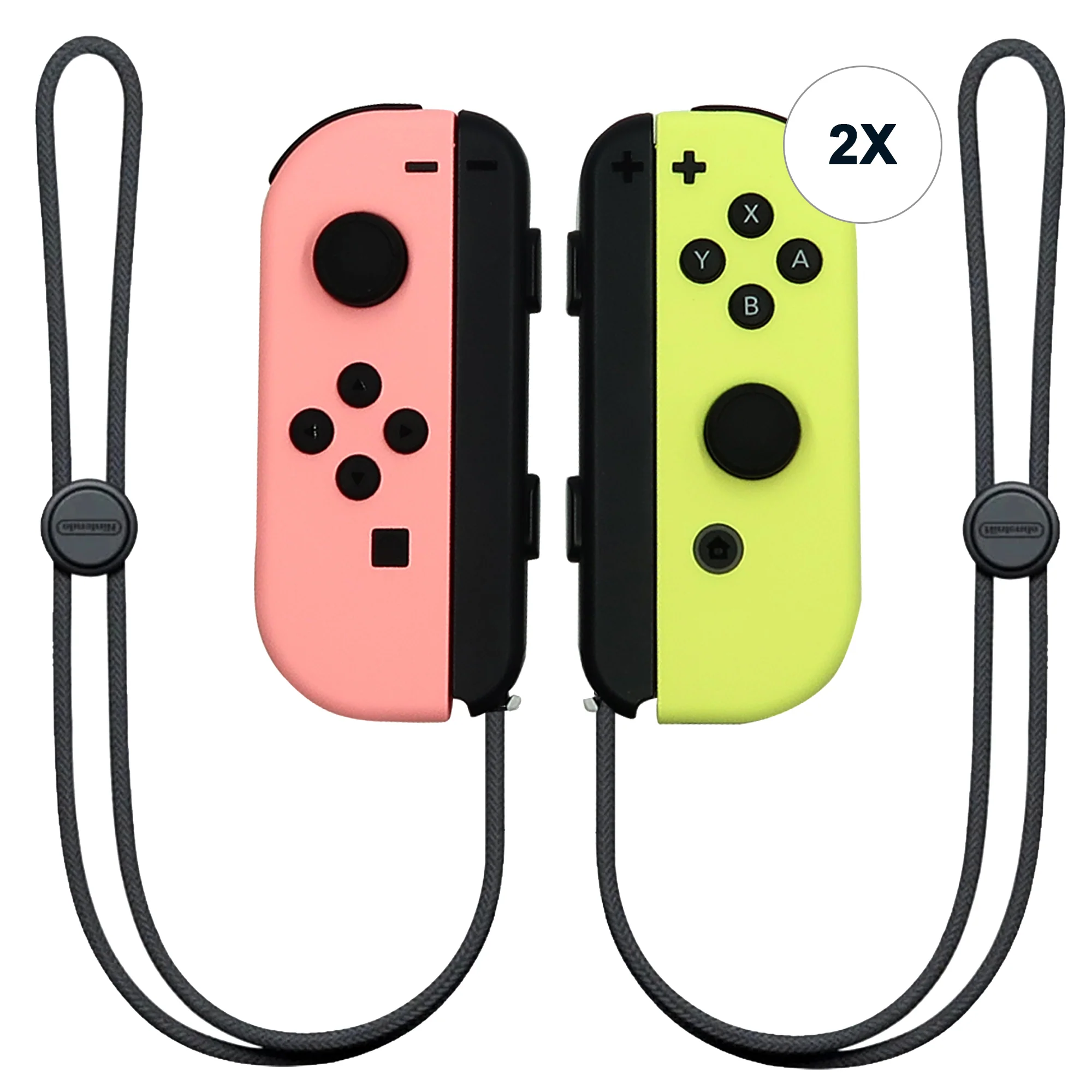 2x Nintendo Switch Joy-Con Controllers (Pastel Pink / Pastel Yellow)