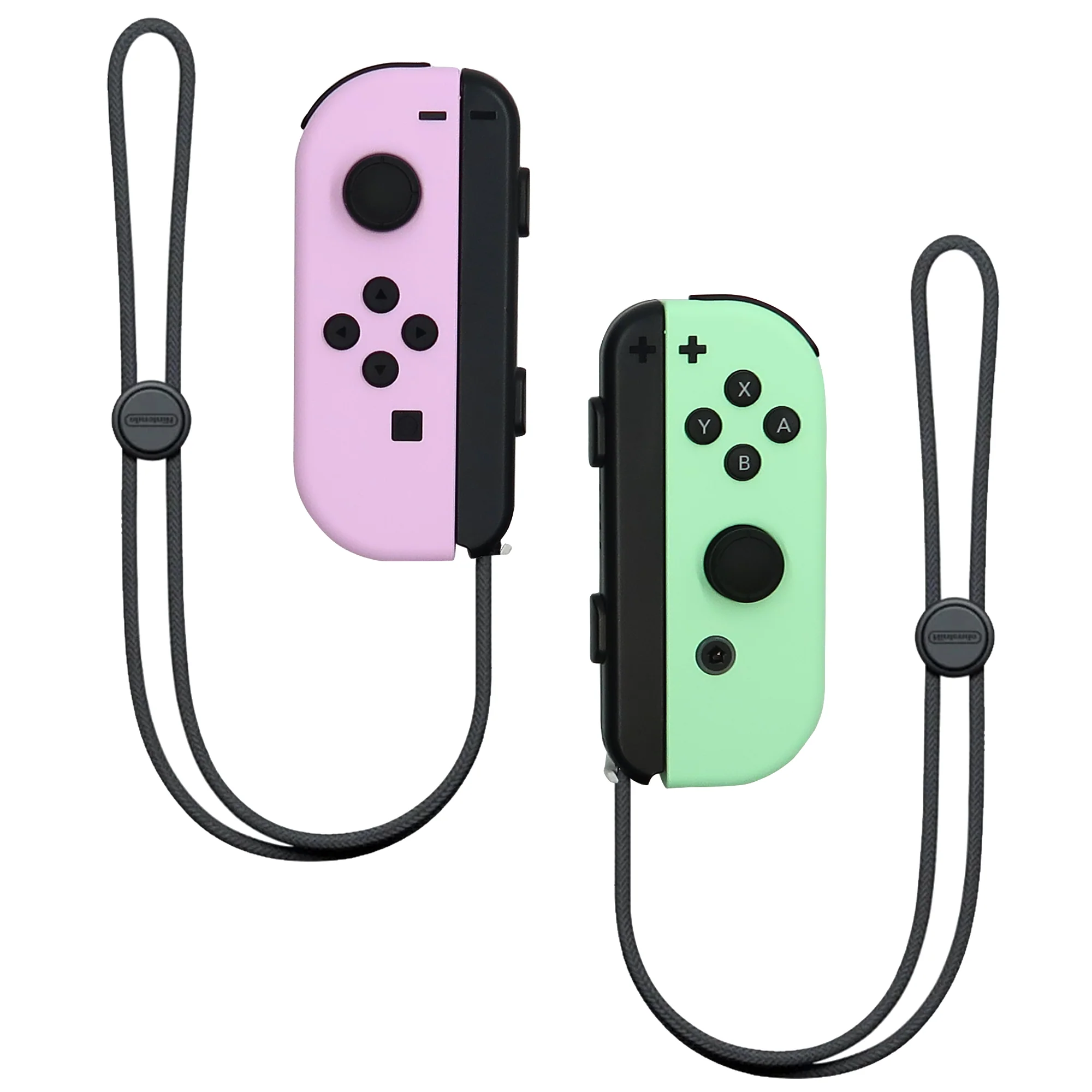 Nintendo Switch Joy-Con Controllers (Pastel Purple / Pastel Green) with JLab Play Gaming Wireless Bluetooth Earbuds - Image 3