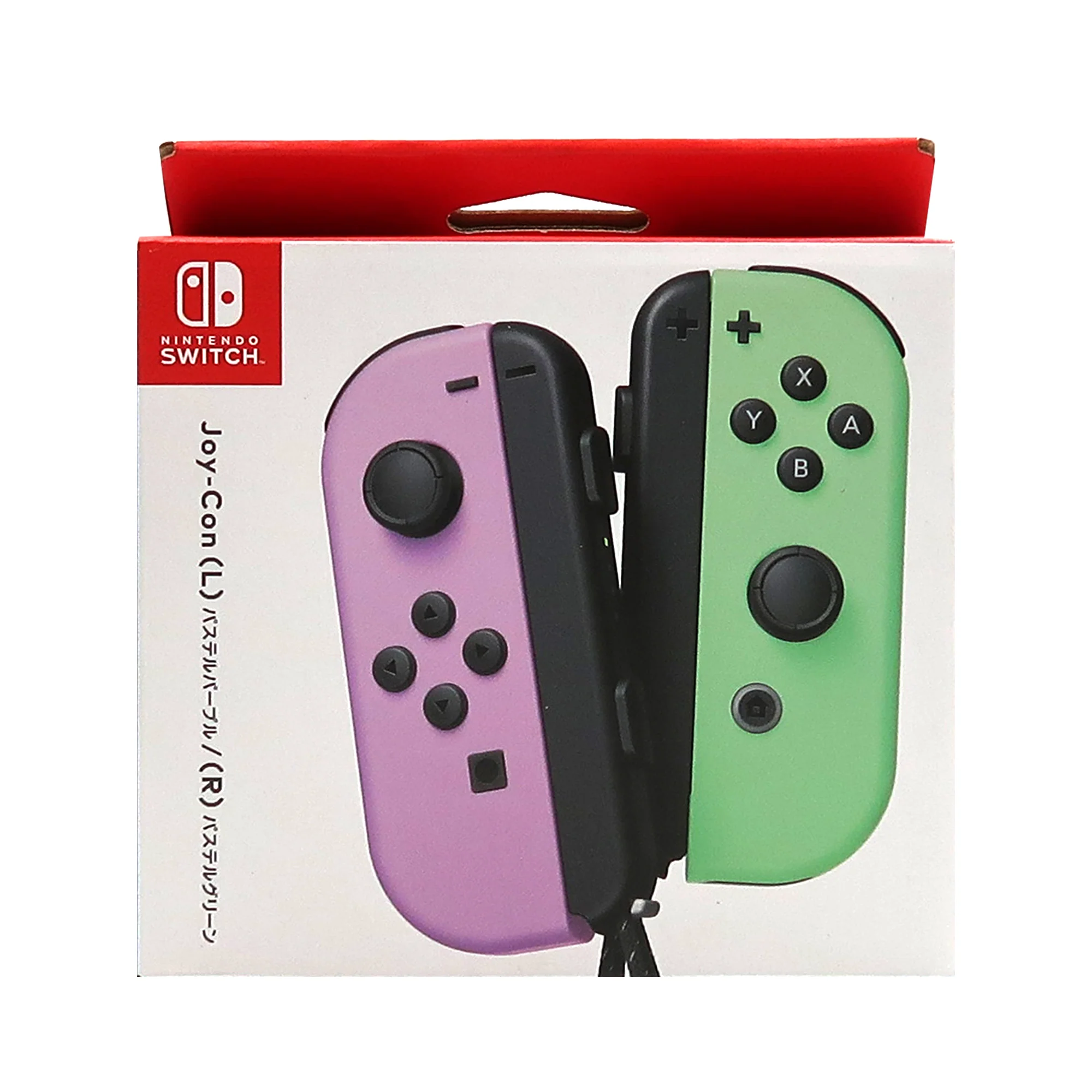 Nintendo Switch Joy-Con Controllers (Pastel Purple / Pastel Green) with JLab Play Gaming Wireless Bluetooth Earbuds - Image 4