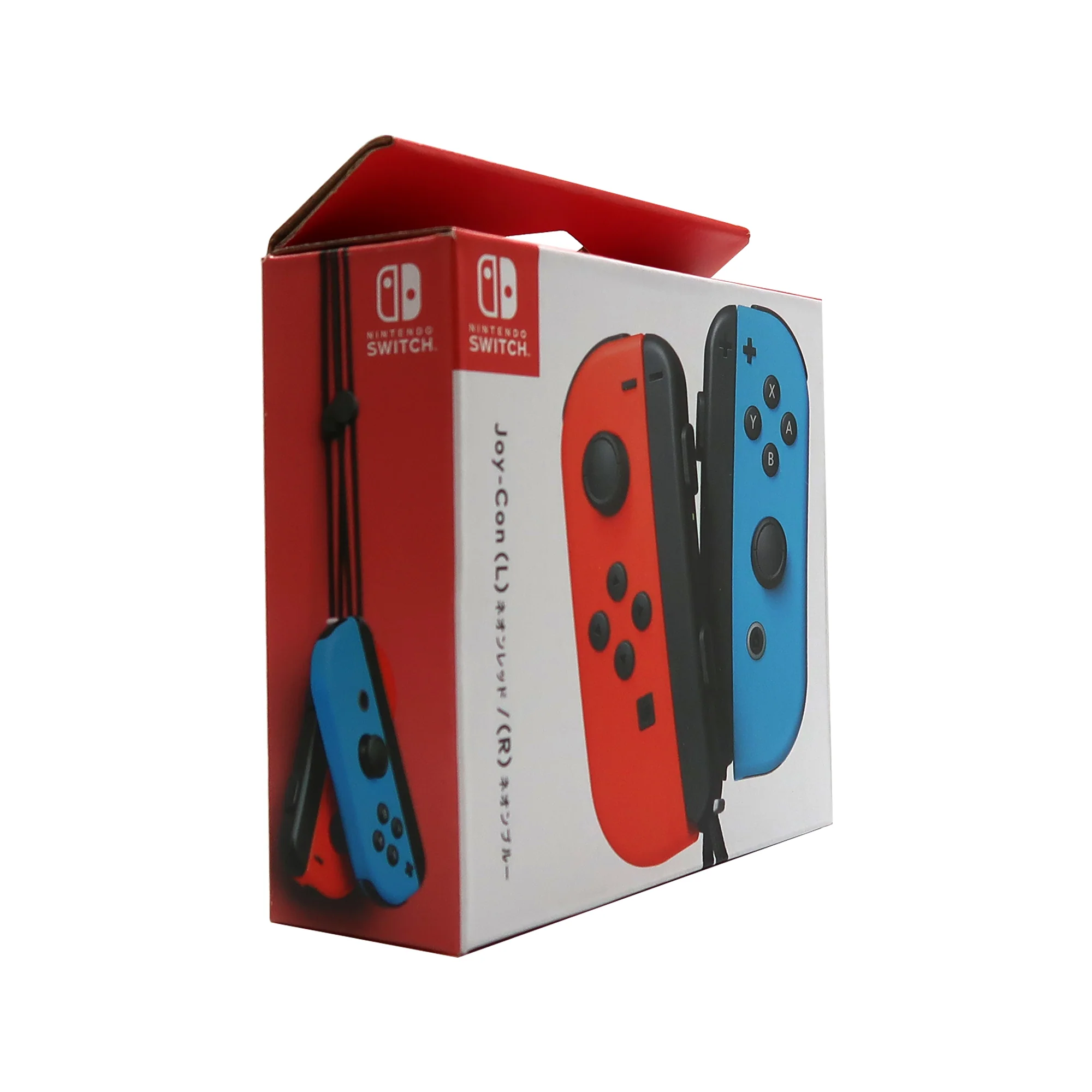 Nintendo Switch Joy-Con Controllers (Neon Red / Neon Blue) with JLab Play Gaming Wireless Bluetooth Earbuds - Image 6