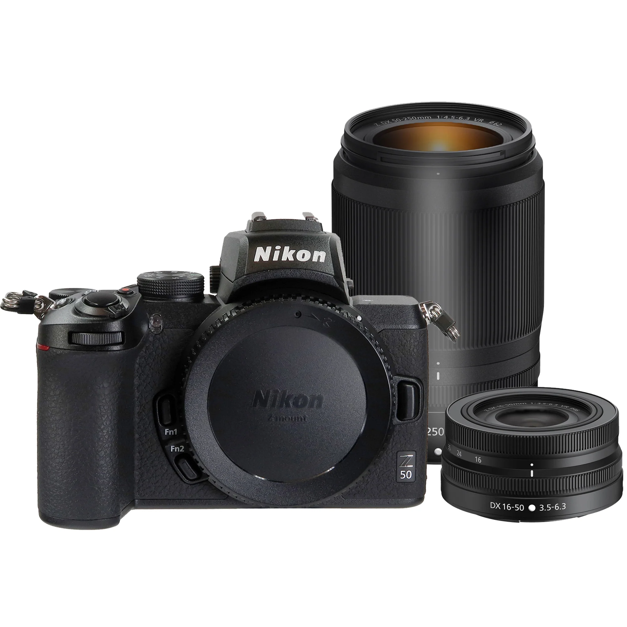 Nikon Z 50 Mirrorless Digital Camera with 16-50mm and 50-250mm Z VR Lenses + NIKKOR Z 14-30mm f/4 S Lens Bundle - Image 2
