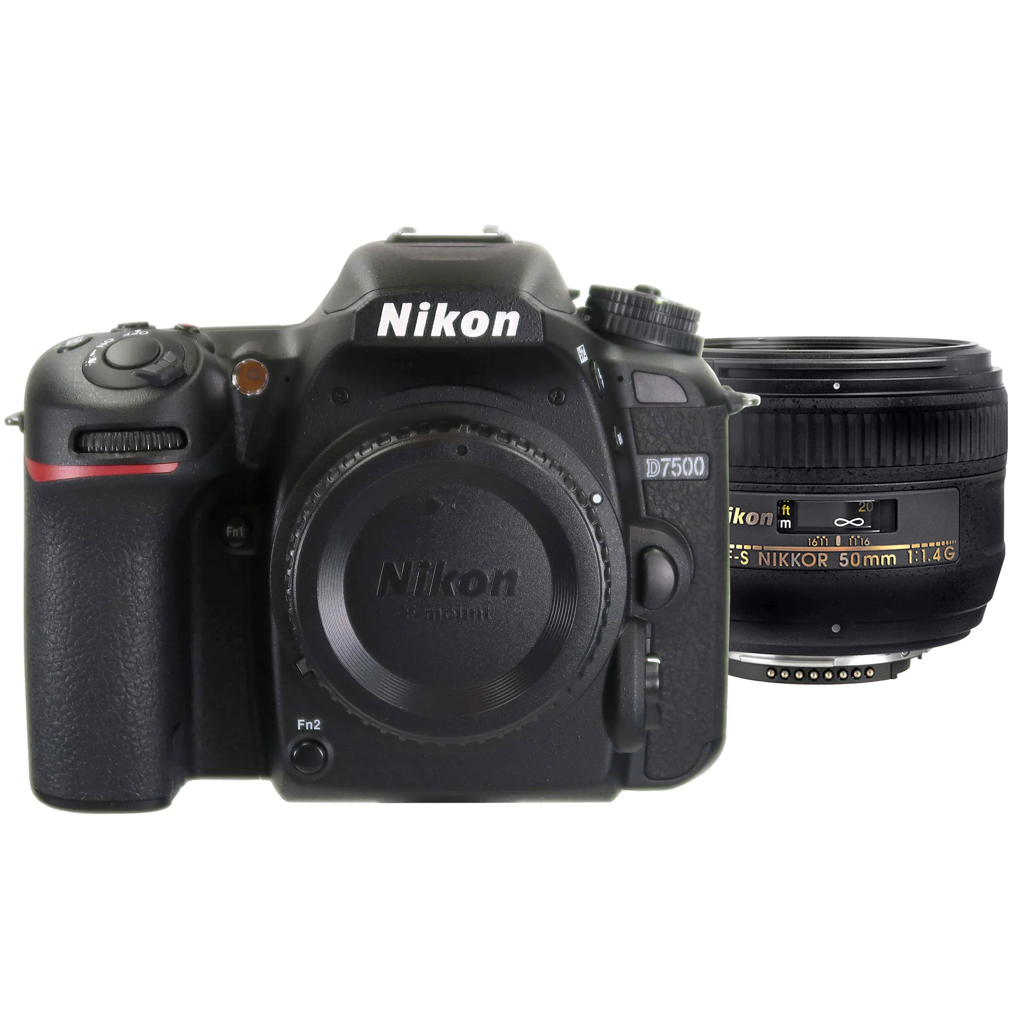 Nikon D7500 DSLR Camera "REFURBISHED" with Nikon AF-S NIKKOR 50mm f/1.4G Lens