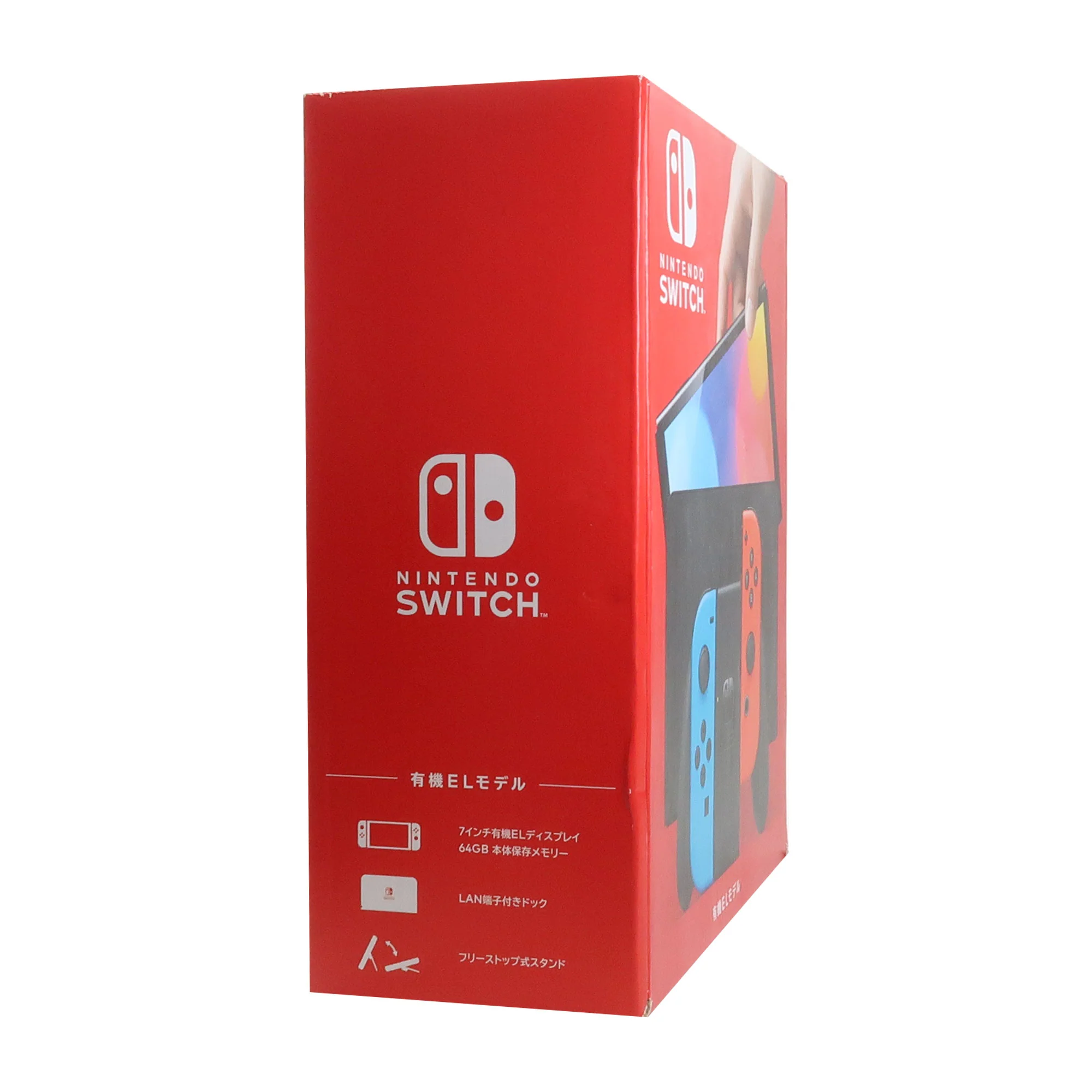 Nintendo Switch OLED Model Neon Blue/Neon Red - Image 7
