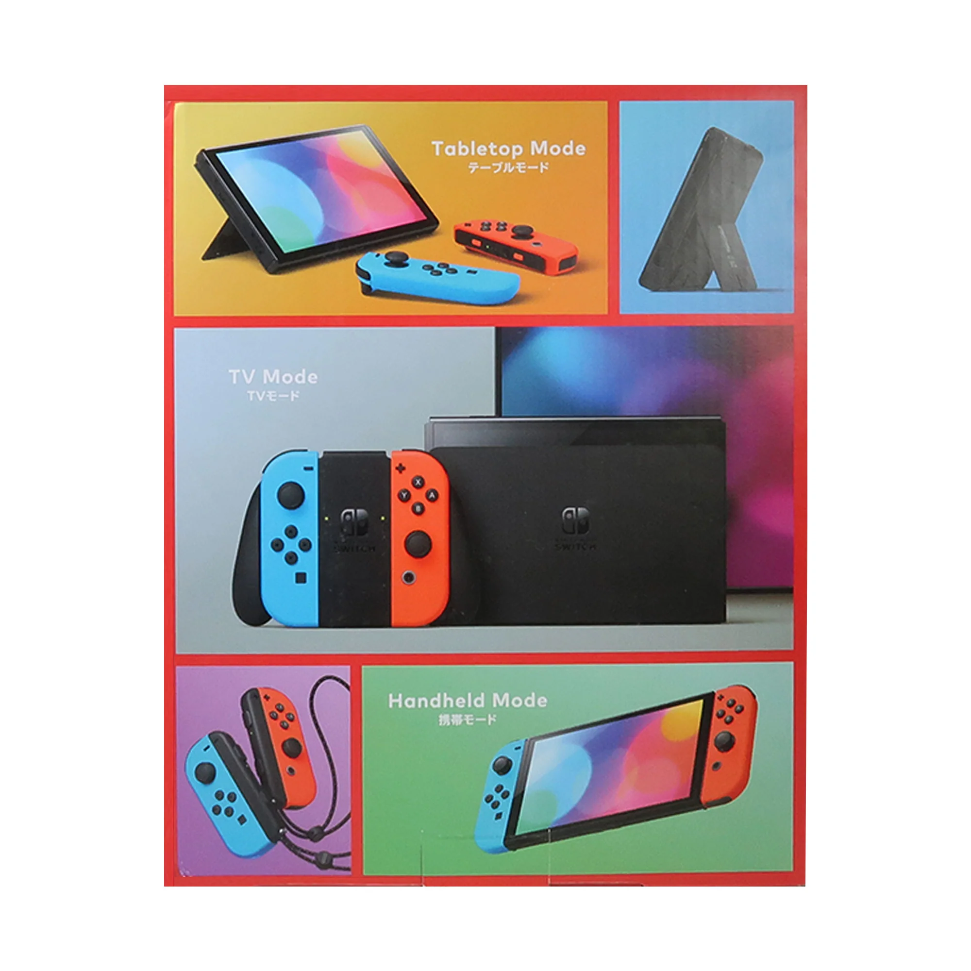Nintendo Switch OLED Model Neon Blue/Neon Red - Image 8