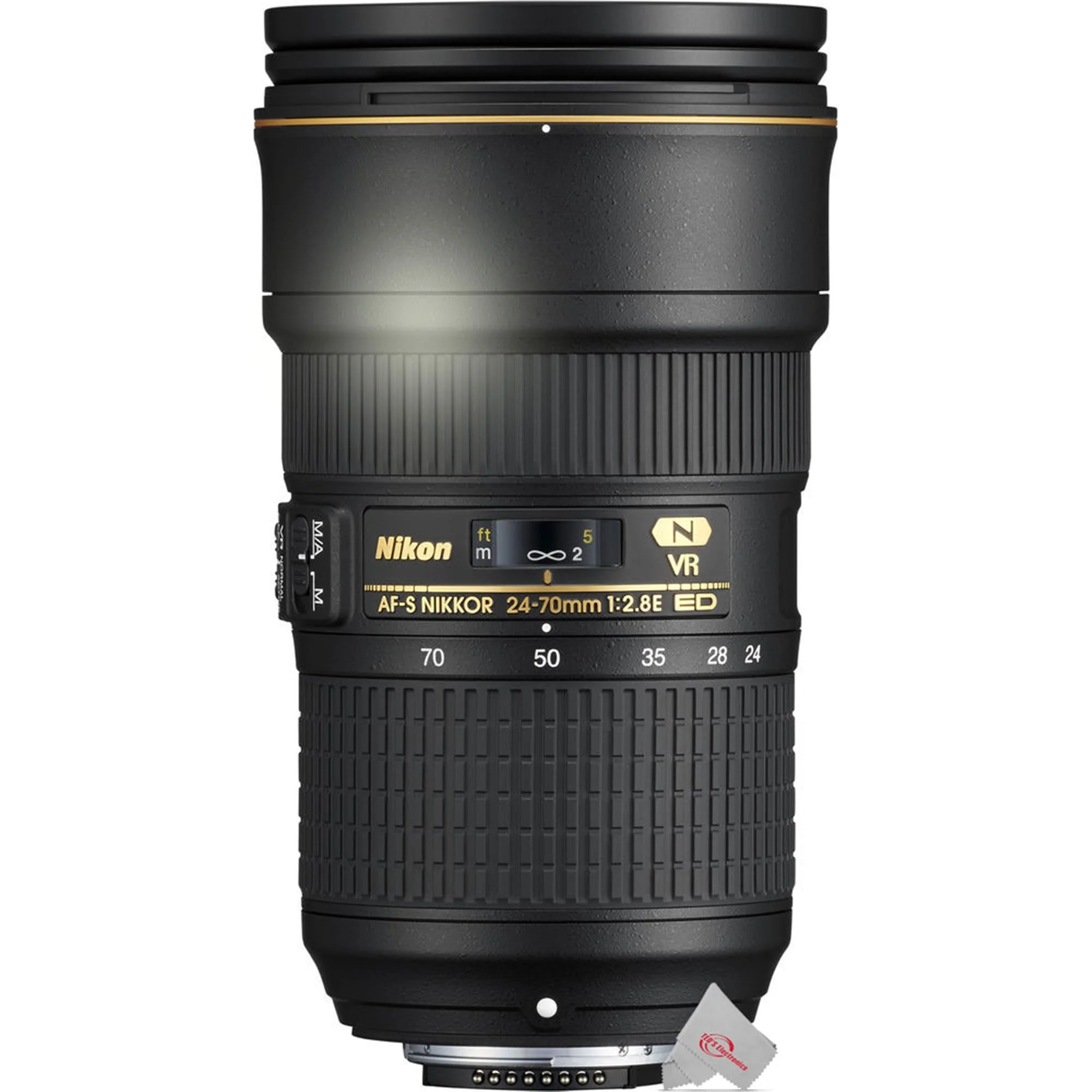 Nikon AF-S Nikkor 24-70mm f/2.8E Ed VR Lens (Black) - Image 2
