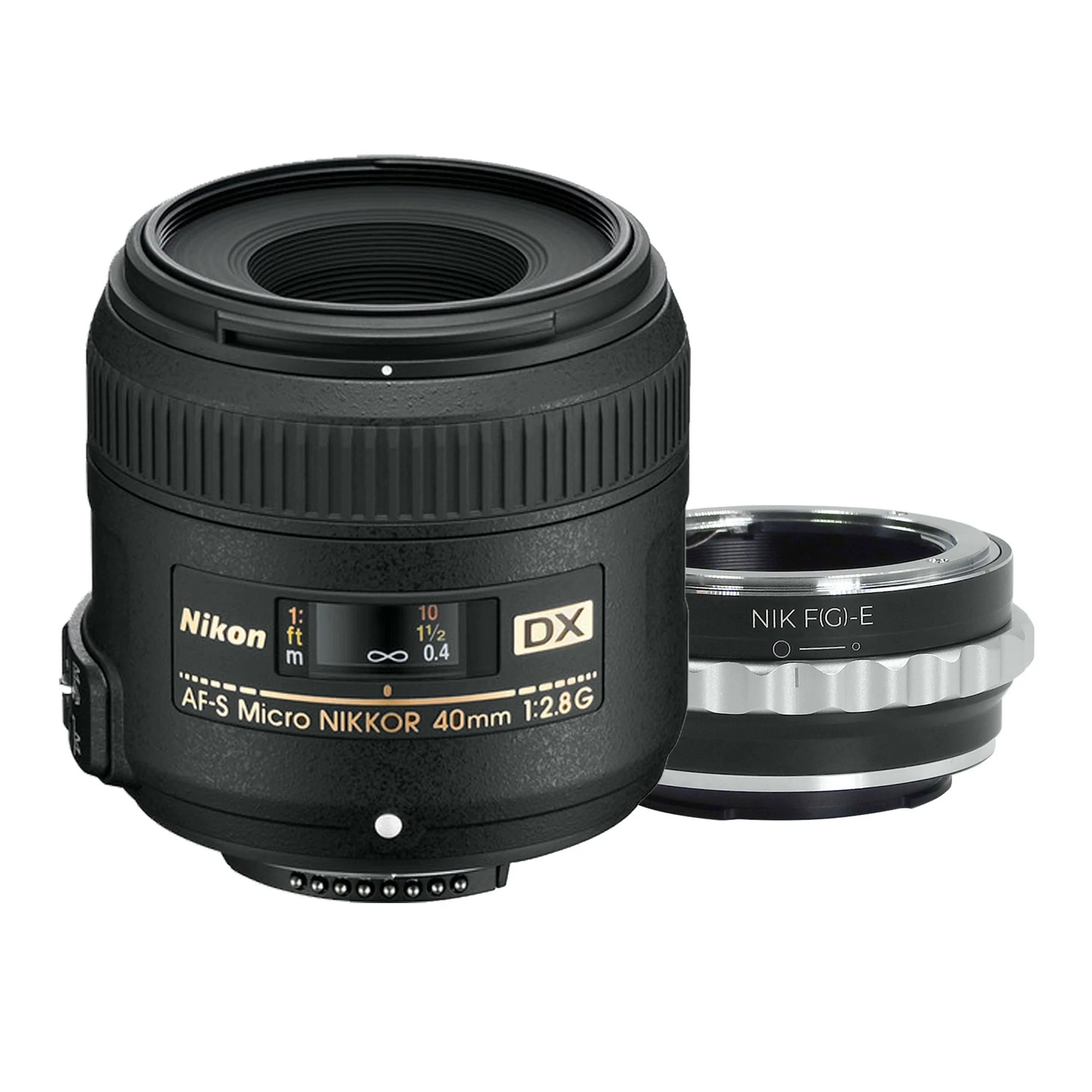 Nikon AF-S DX Micro-NIKKOR 40mm f/2.8G Lens Compatible with Sony Alpha A7 II III IV V VI A7R A7s A7c A9 A6600 A6500 NEX