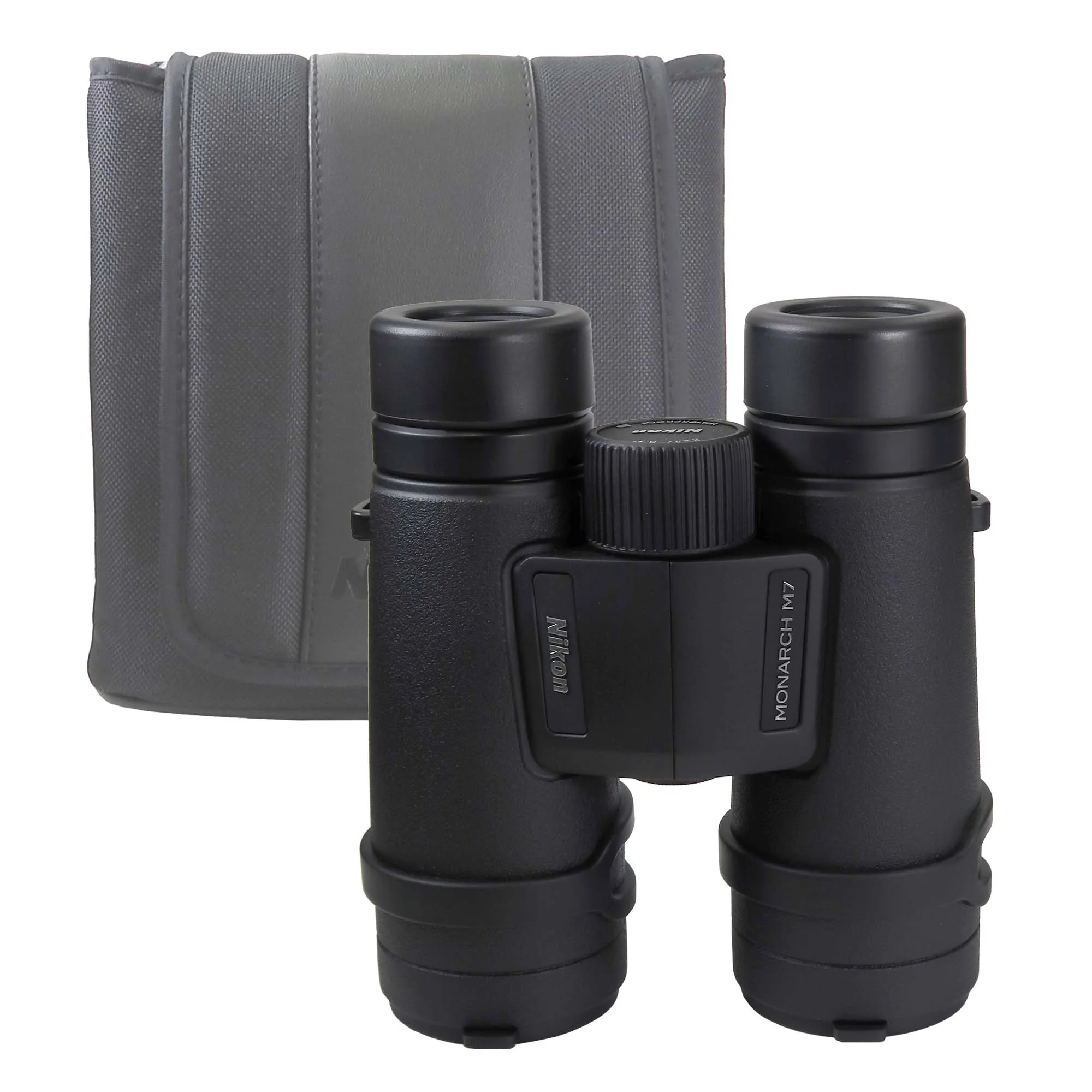 Nikon 8x42 Monarch M7 Waterproof Roof Prism Binoculars and Vivitar SLING1 1/4-20" Padded Neoprene Sling Hands Free Strap Kit - Image 2
