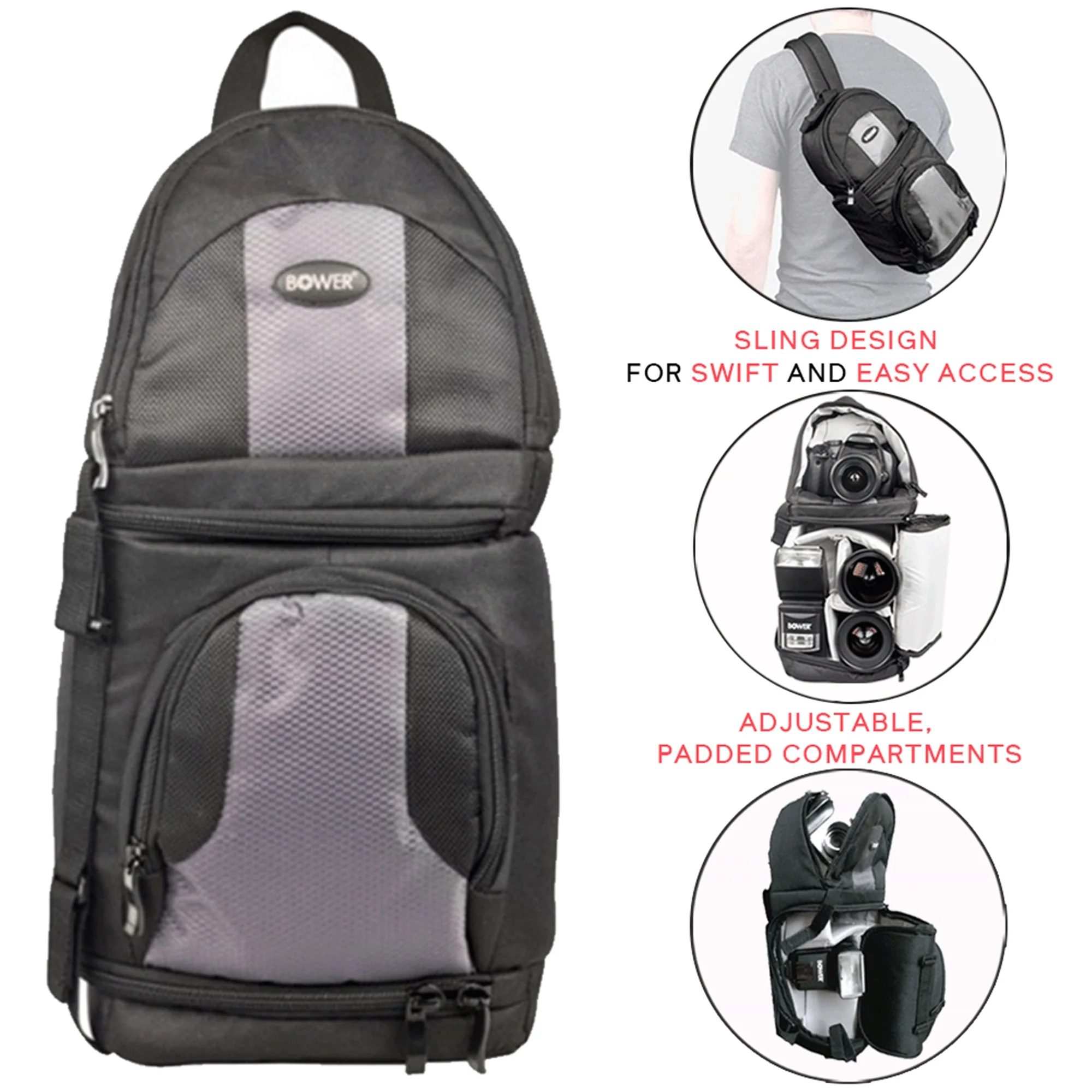 Nikon 8x42 Monarch M7 Waterproof Roof Prism Binoculars and Vivitar SLING1 1/4-20" Padded Neoprene Sling Hands Free Strap Kit - Image 5