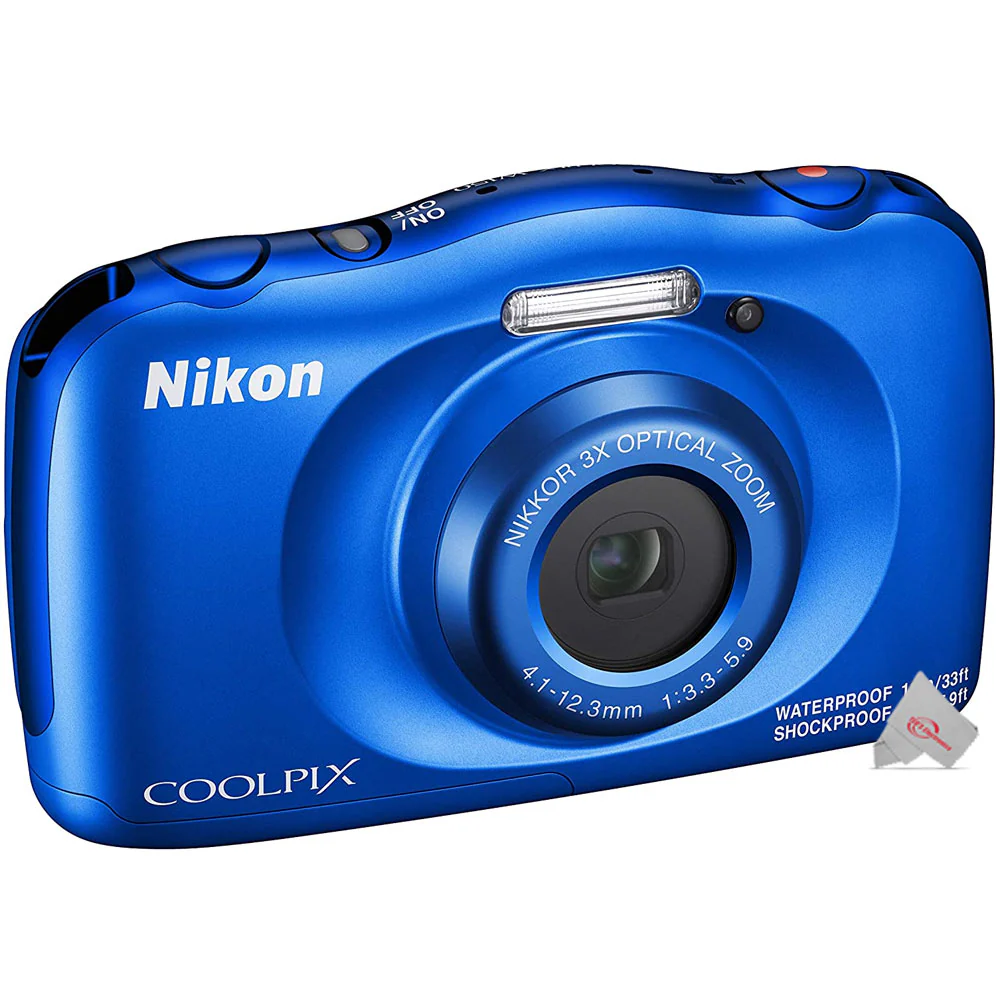 Nikon Coolpix W150 Waterproof Shockproof Point and Shoot Digital Camera Blue - Image 3
