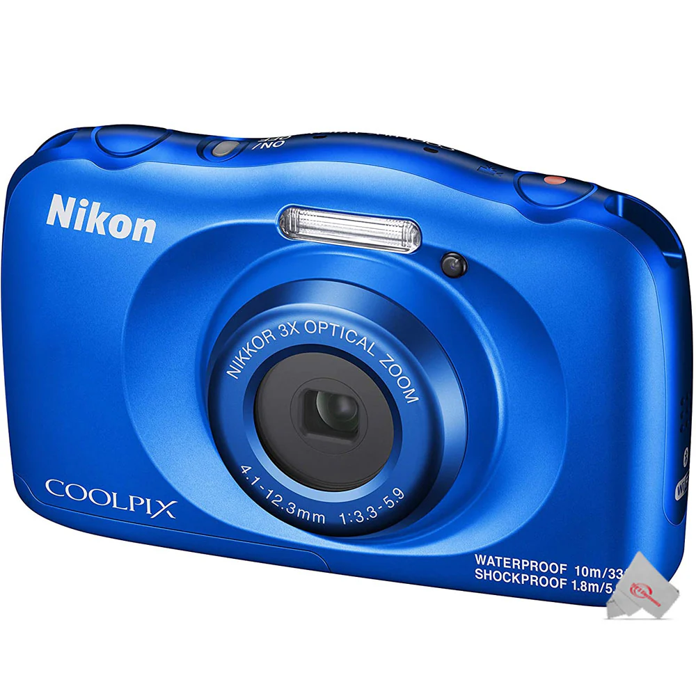 Nikon Coolpix W150 Waterproof Shockproof Point and Shoot Digital Camera Blue - Image 4