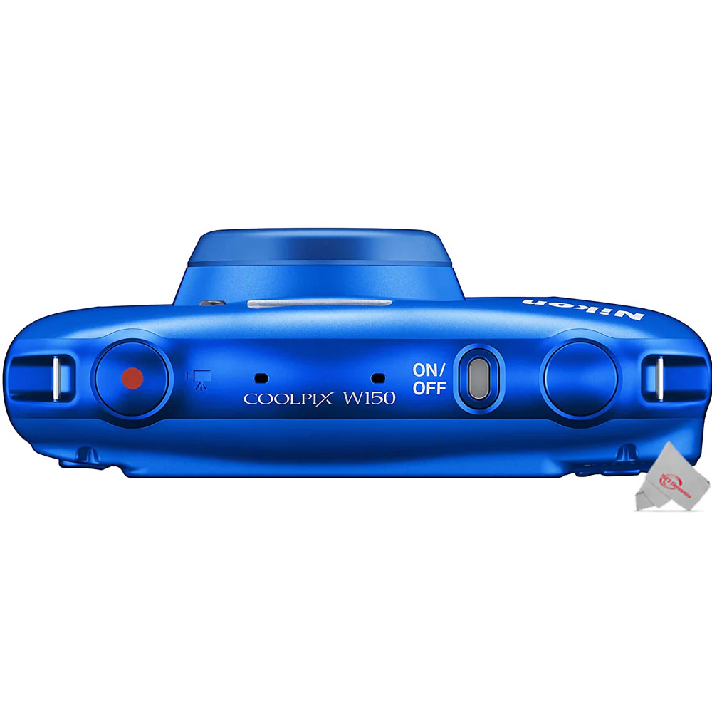 Nikon Coolpix W150 Waterproof Shockproof Point and Shoot Digital Camera Blue - Image 5