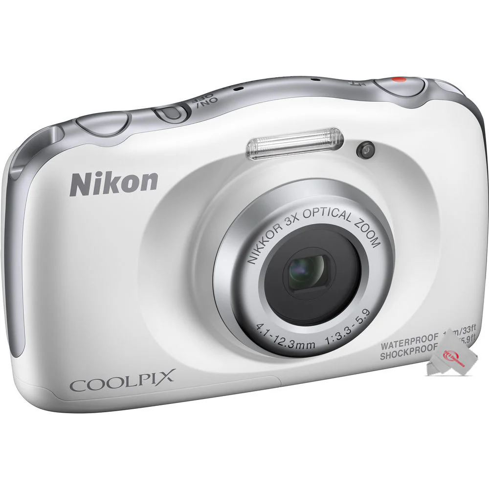 Nikon Coolpix W150 Waterproof Shockproof Point and Shoot Digital Camera White - Image 4