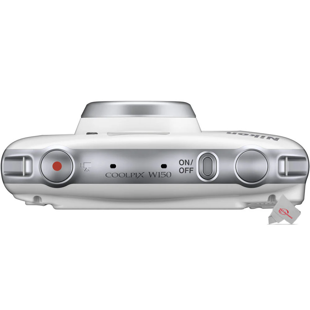 Nikon Coolpix W150 Waterproof Shockproof Point and Shoot Digital Camera White - Image 5