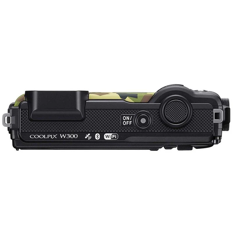 NIKON COOLPIX W300 16MP Waterproof Wi-Fi UHD 4K/30p Video Recording Digital Camera Camouflage - Image 7