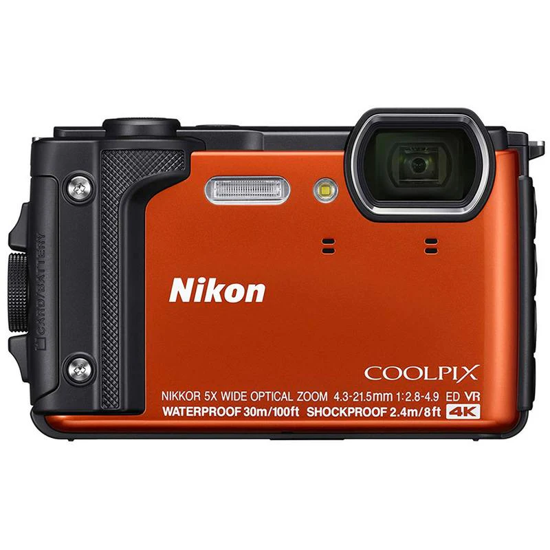 NIKON COOLPIX W300 16MP Waterproof Wi-Fi UHD 4K/30p Video Recording Digital Camera Orange - Image 2