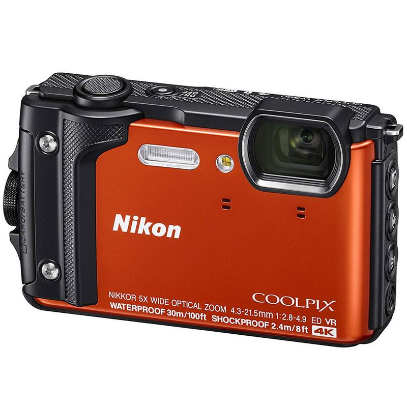 NIKON COOLPIX W300 16MP Waterproof Wi-Fi UHD 4K/30p Video Recording Digital Camera Orange - Image 4