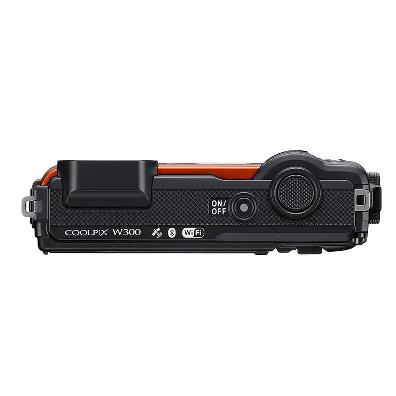 NIKON COOLPIX W300 16MP Waterproof Wi-Fi UHD 4K/30p Video Recording Digital Camera Orange - Image 6