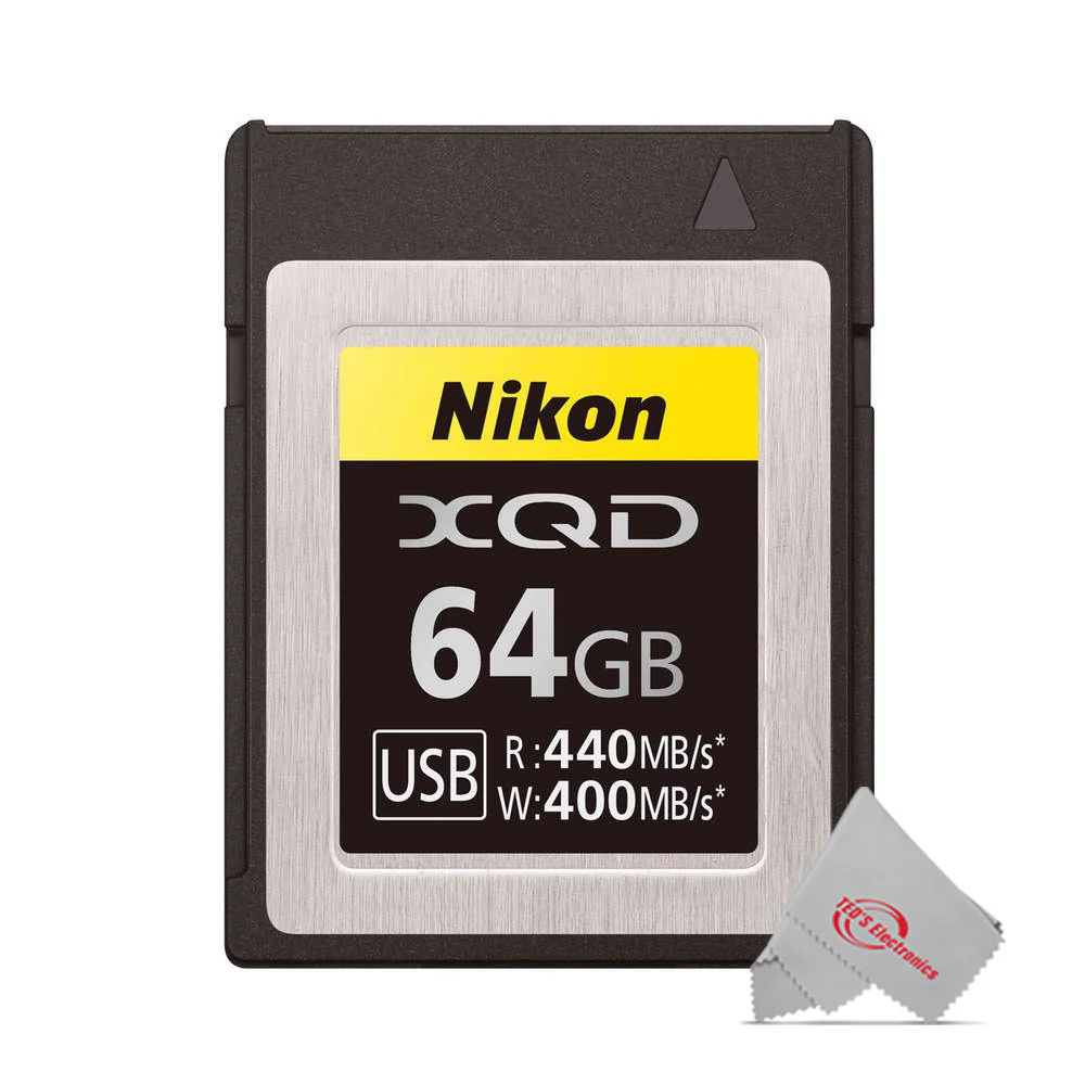 2x Nikon 64GB XQD 440MB/s High Speed Memory Card - Image 2