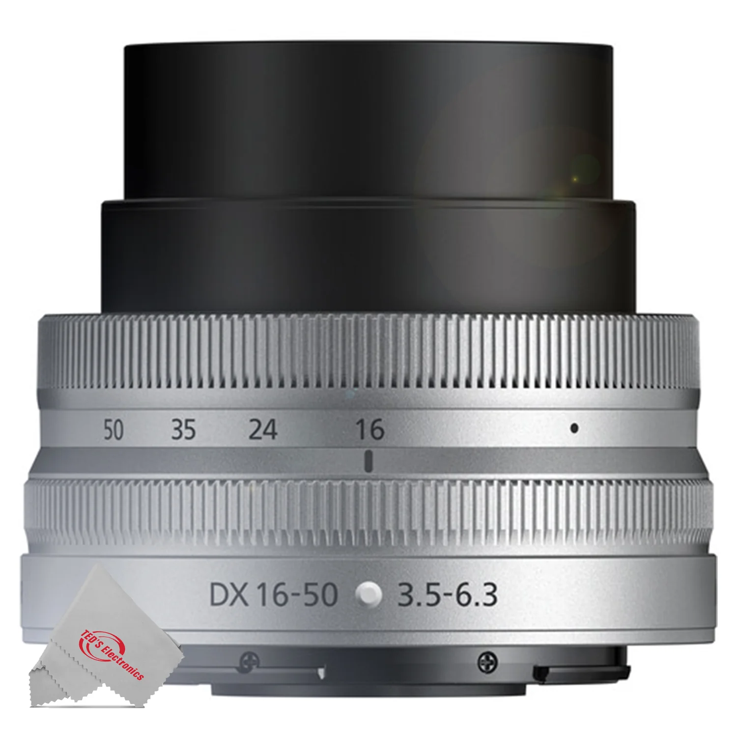 Nikon NIKKOR Z DX 16-50mm f/3.5-6.3 VR Lens (Silver) - Image 2