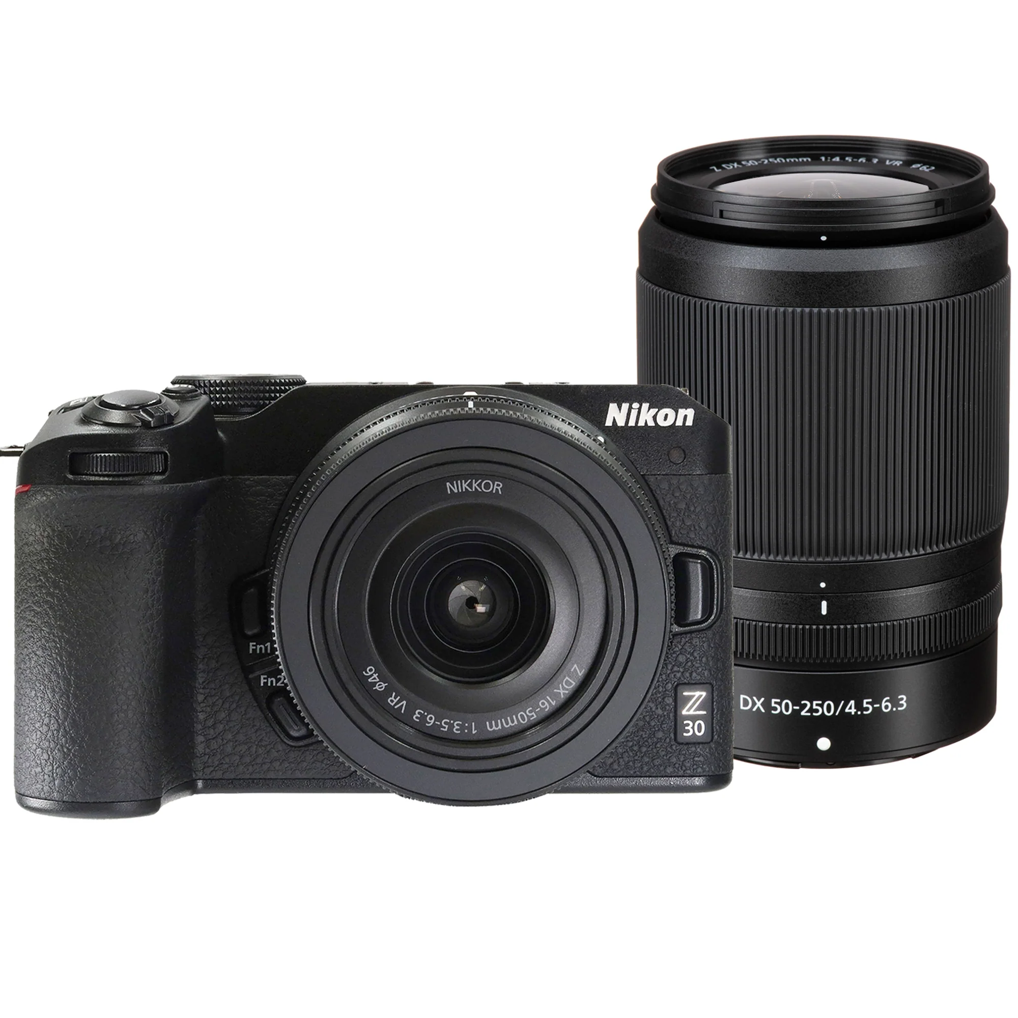 Nikon Z30 Mirrorless Camera with 16-50mm and 50-250mm Lenses (Black) + DSLR Sling Backpack + Professional Tripod - Image 2