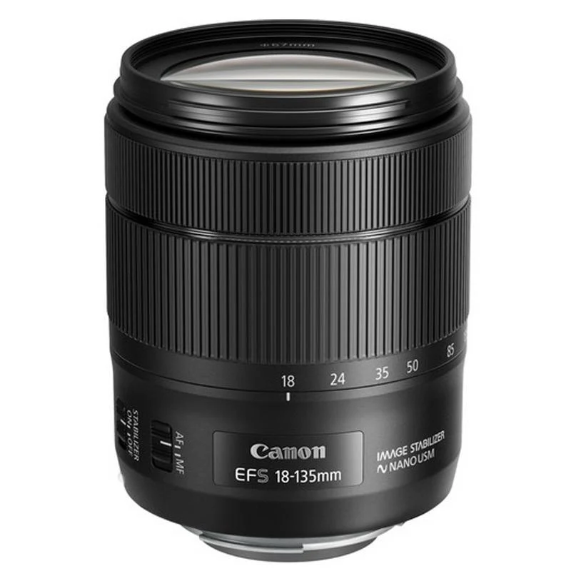 Canon EF-S 18-135mm f/3.5-5.6 IS NANO USM Lens with Accessory Bundle For Canon DSLR Cameras - Image 2