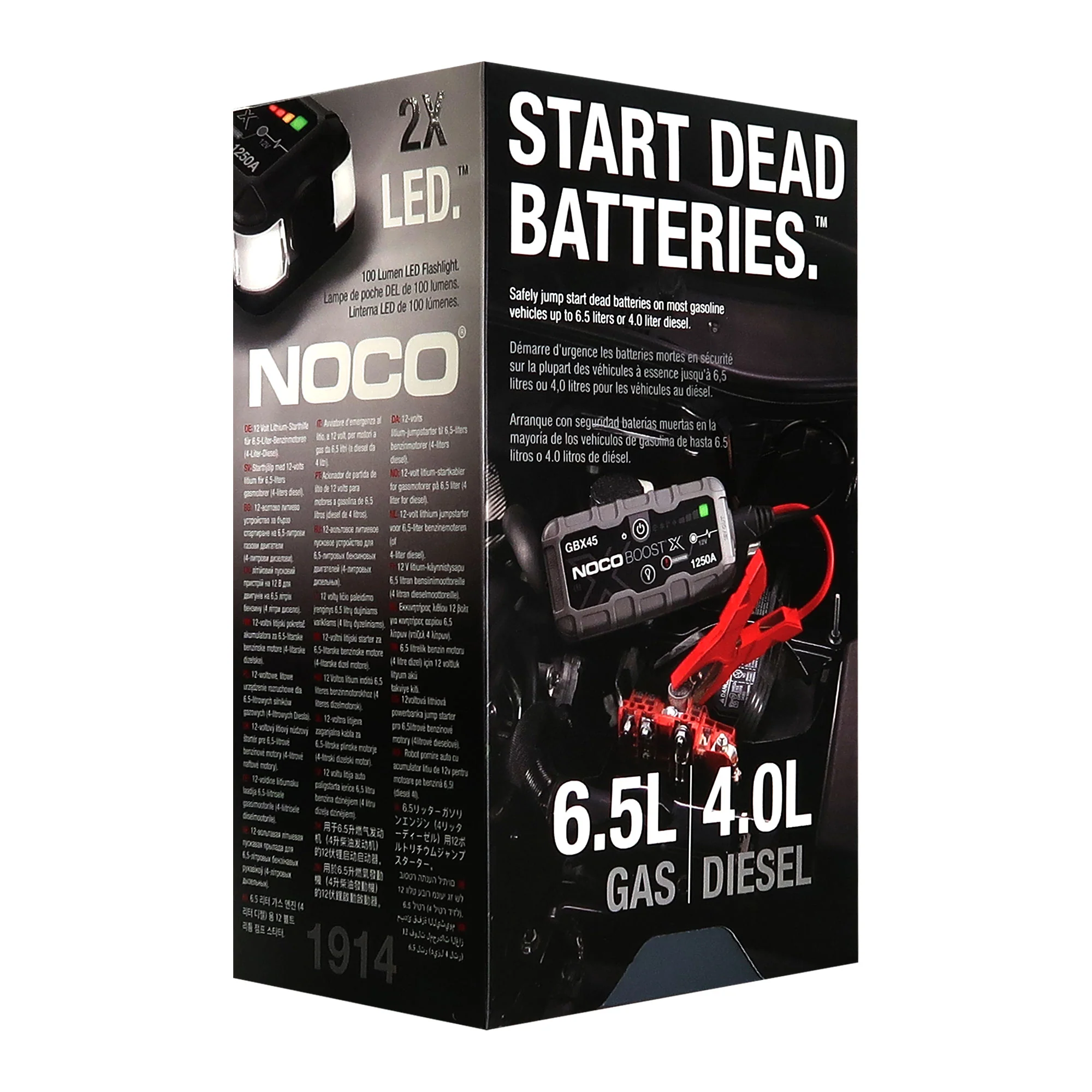 NOCO Boost X GBX45 1250-Amp 12V UltraSafe Jump Starter - 3 Pack - Image 2