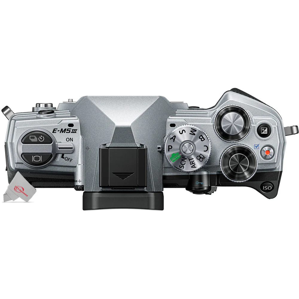 Olympus OM-D E-M5 Mark III Mirrorless Digital Camera Body Only (Silver) - Image 4