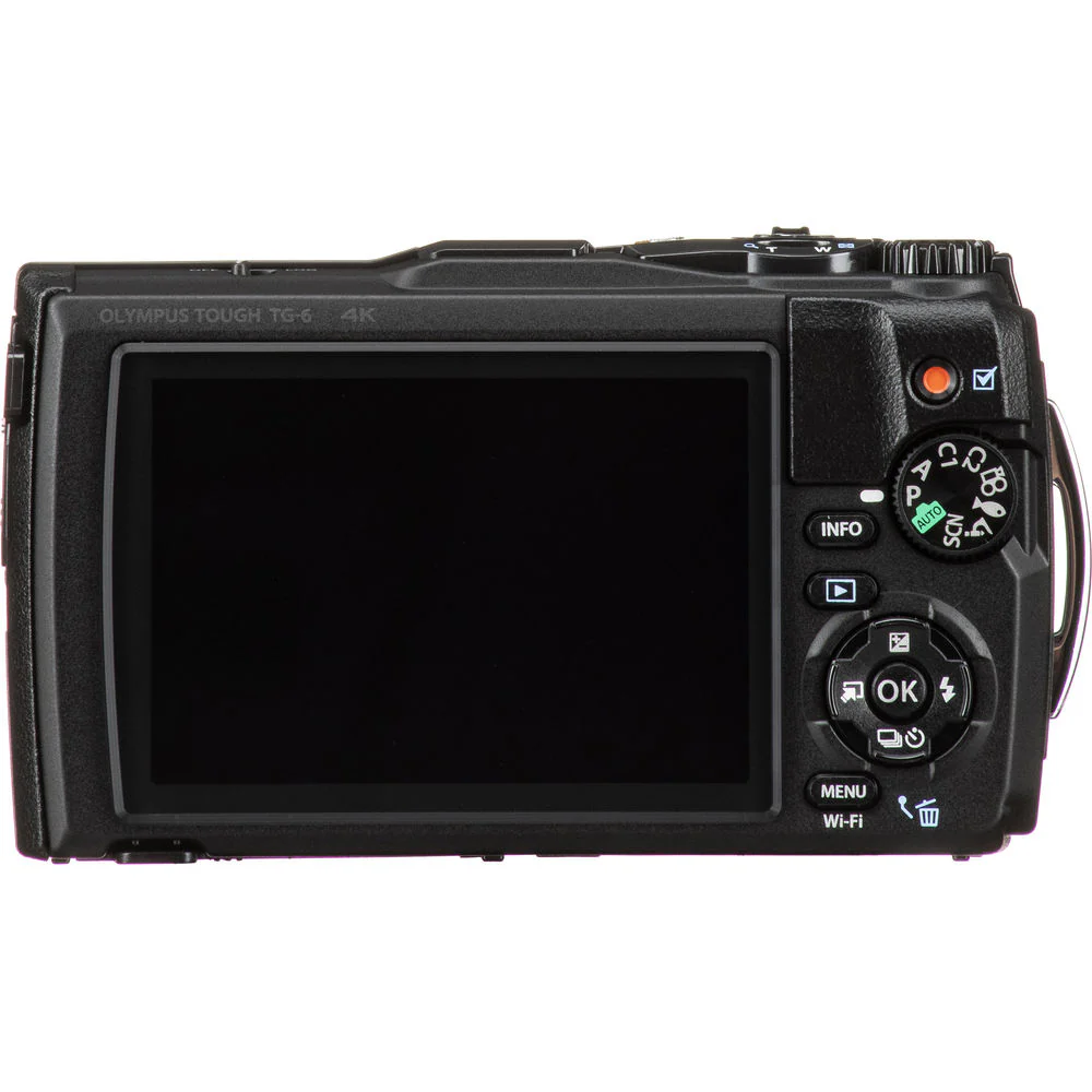 Olympus Tough TG-6 12MP  Water, Crush, Shock, Freeze & Dustproof Digital Camera Black - Image 6