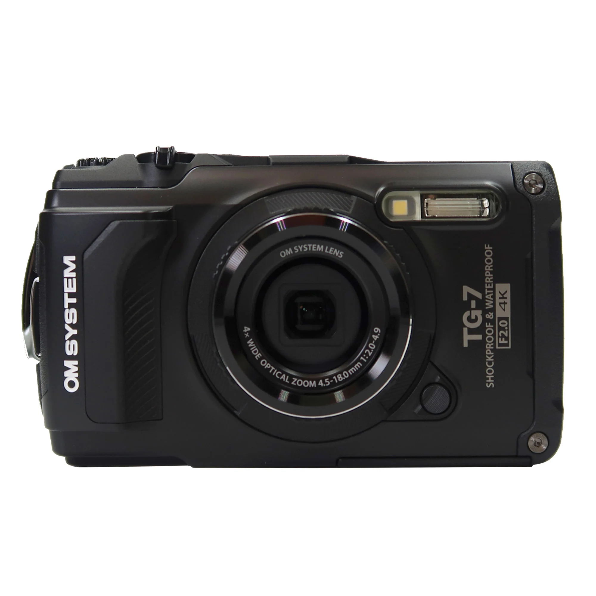 OM SYSTEM Tough TG-7 Digital Camera Black with 64GB Memory Card Accessory Bundle - Image 2