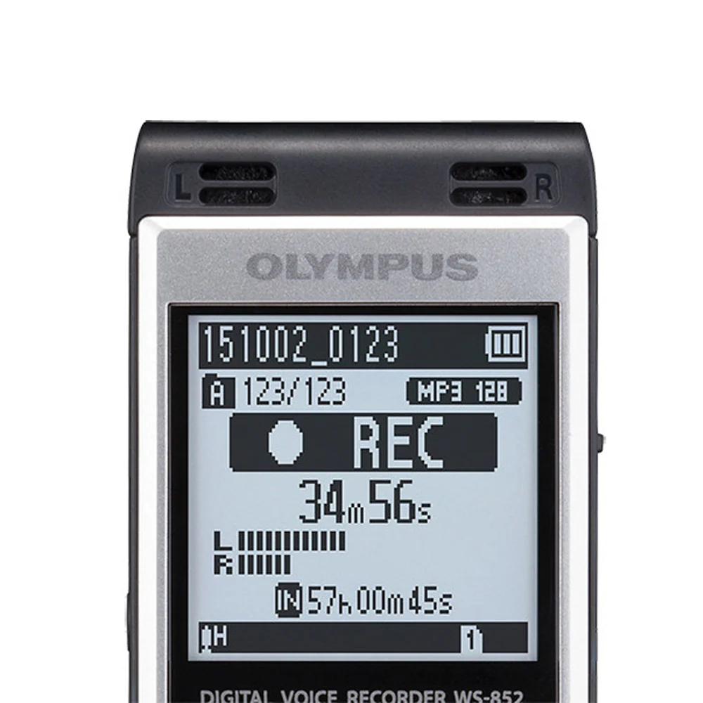 Olympus WS-852 Digital Voice Recorder (Silver) - Image 9