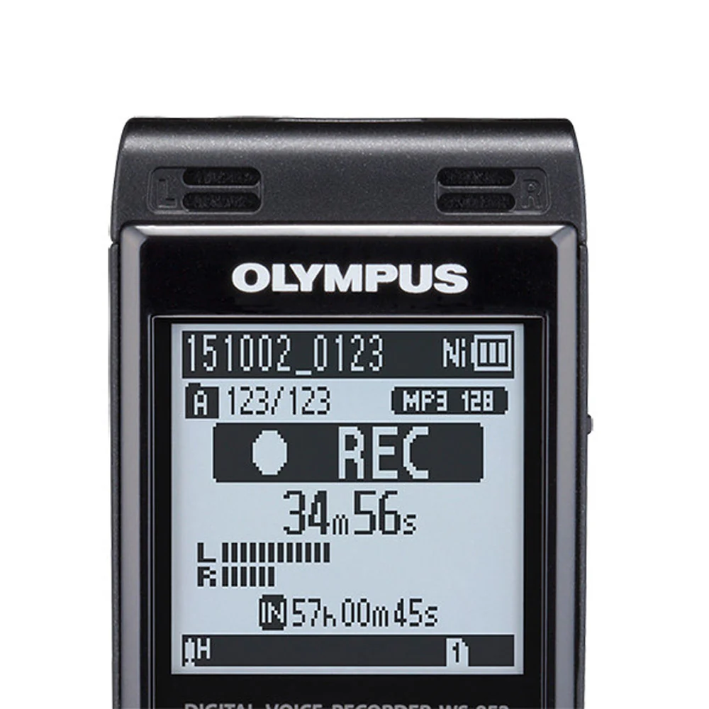 Olympus WS-853 Digital Voice Recorder (Black) - Image 9