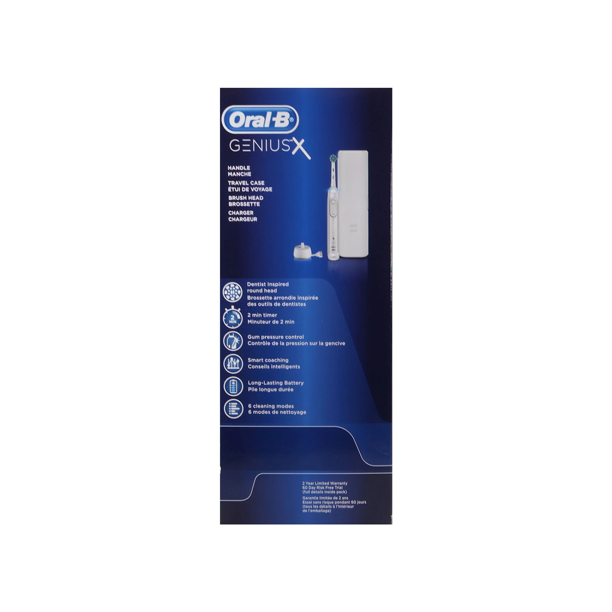 Oral-B Genius X Electric Toothbrush with Travel Case & Norelco Nose Trimmer 3000 – Complete Grooming Bundle (White) - Image 5