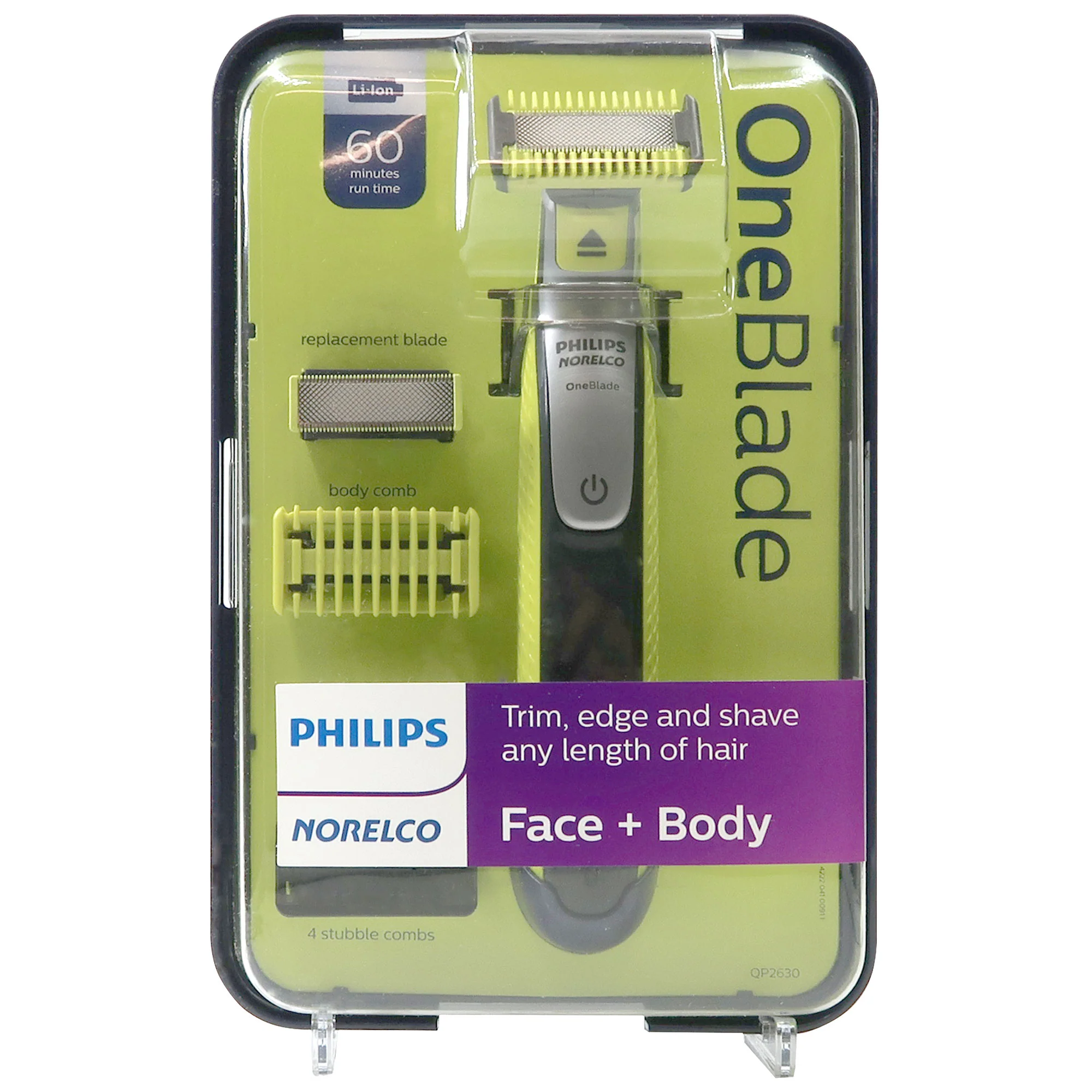Philips Norelco OneBlade 360 Face Electric Razor, Beard Trimmer #QP2724/70 with Philips Norelco Nose Trimmer and Texturizing Comb - Image 2