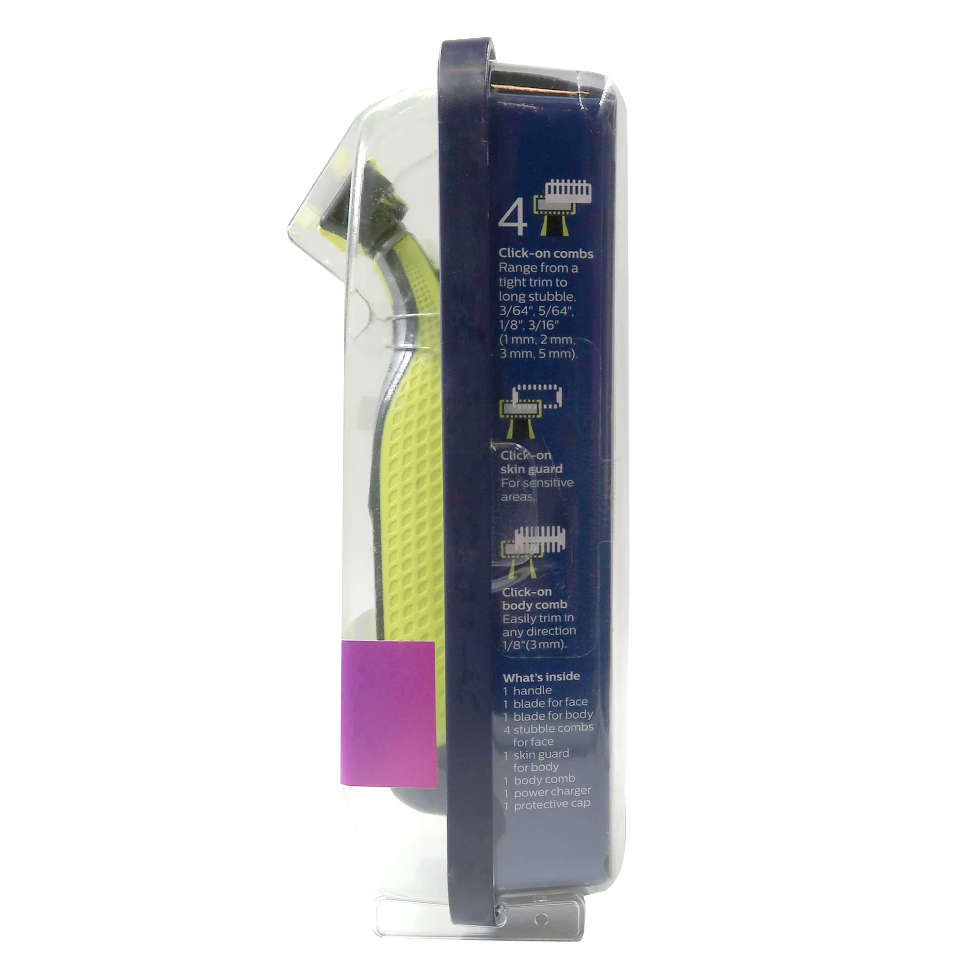 Philips Norelco OneBlade 360 Face Electric Razor, Beard Trimmer #QP2724/70 with Philips Norelco Nose Trimmer and Texturizing Comb - Image 3