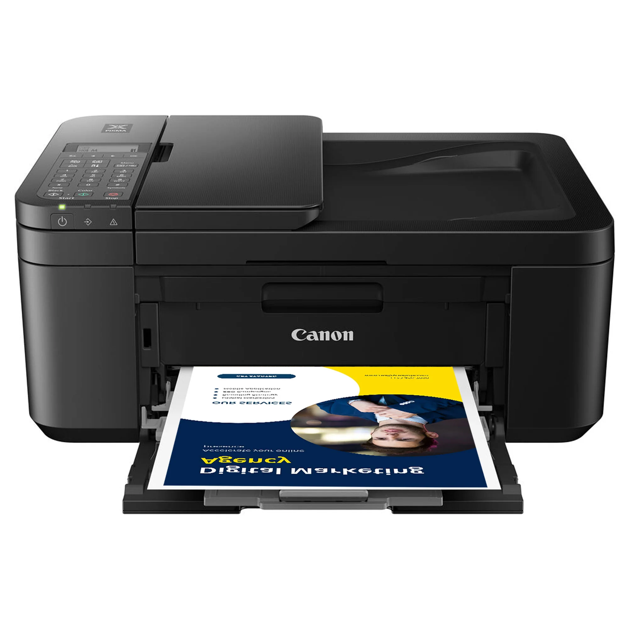 Canon PIXMA TR4720 Wireless All-in-One Printer (Black) with 10FT Angle USB 2.0 Certified 480MBPS Type A Male To B Male Cable, Beige - Image 4