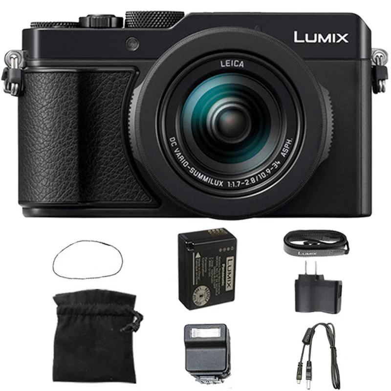 PANASONIC Lumix DC-LX100 II 17MP Electronic Viewfinder Digital Camera (Black) - Image 7