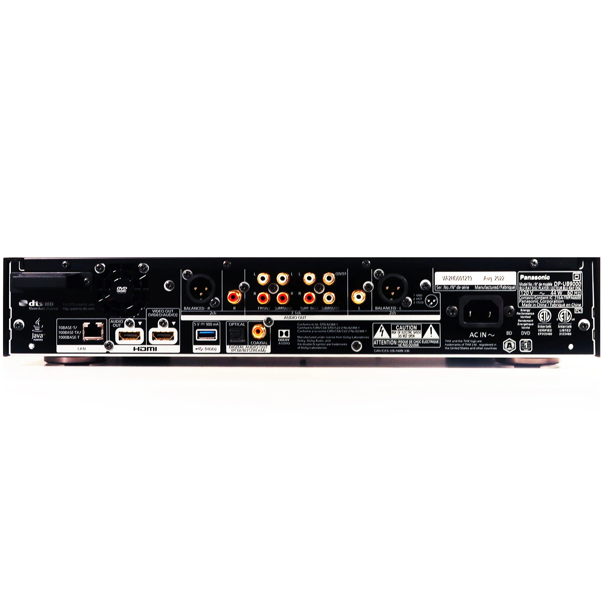 Panasonic DP-UB9000 HDR 4K UHD Blu-ray Disc Player - Image 3